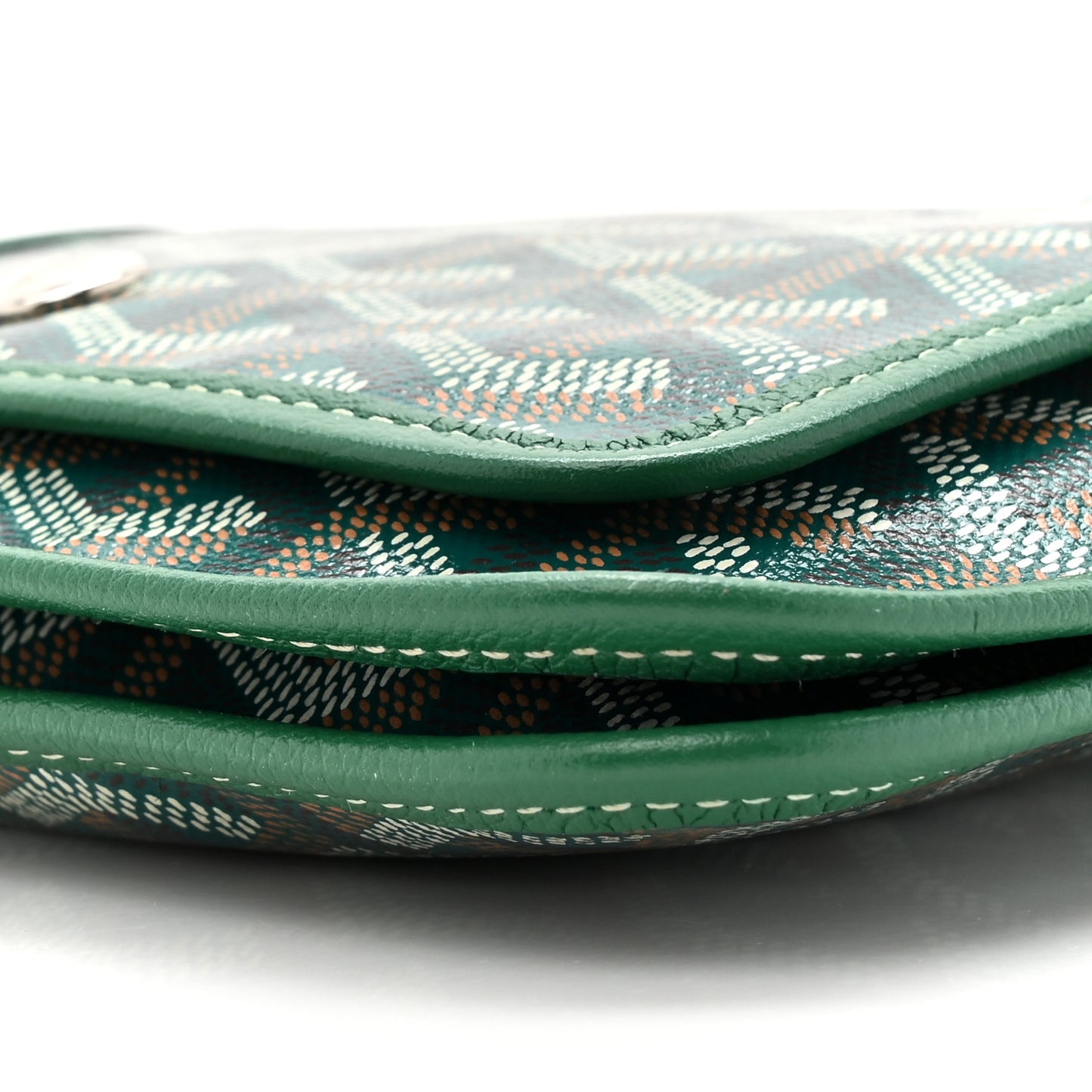 Goyardine Plumet Wallet Clutch Green