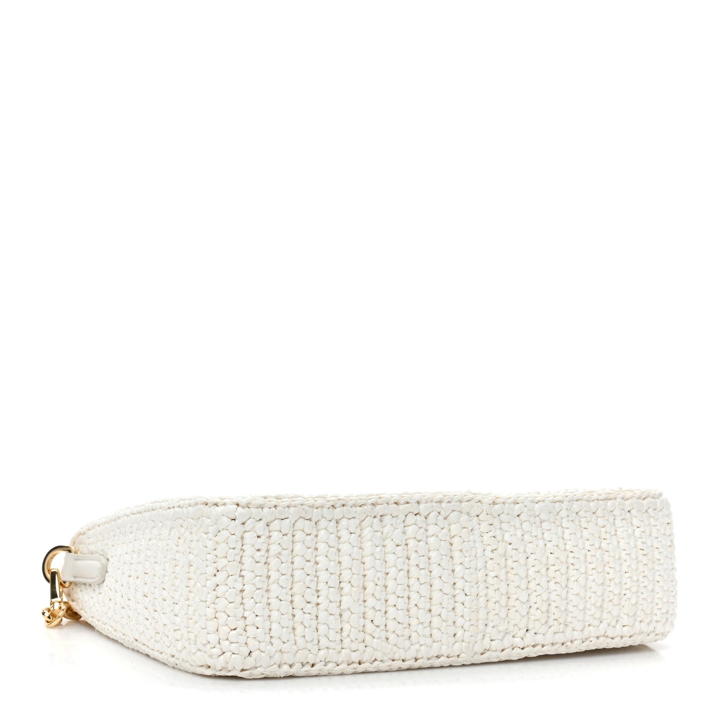 Yarn Raffia Effect Crochet Re-Edition 2005 Shoulder Bag White