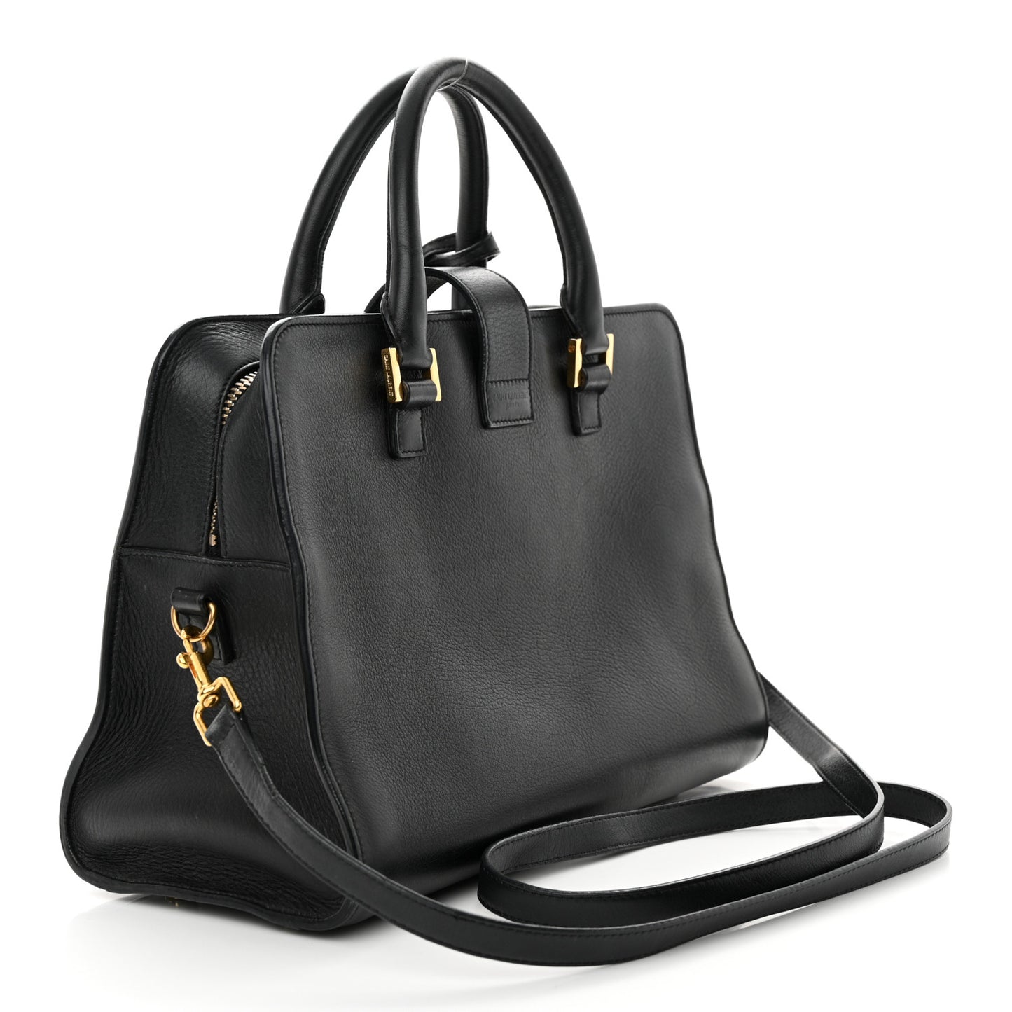 Calfskin Monogram Baby Cabas Black