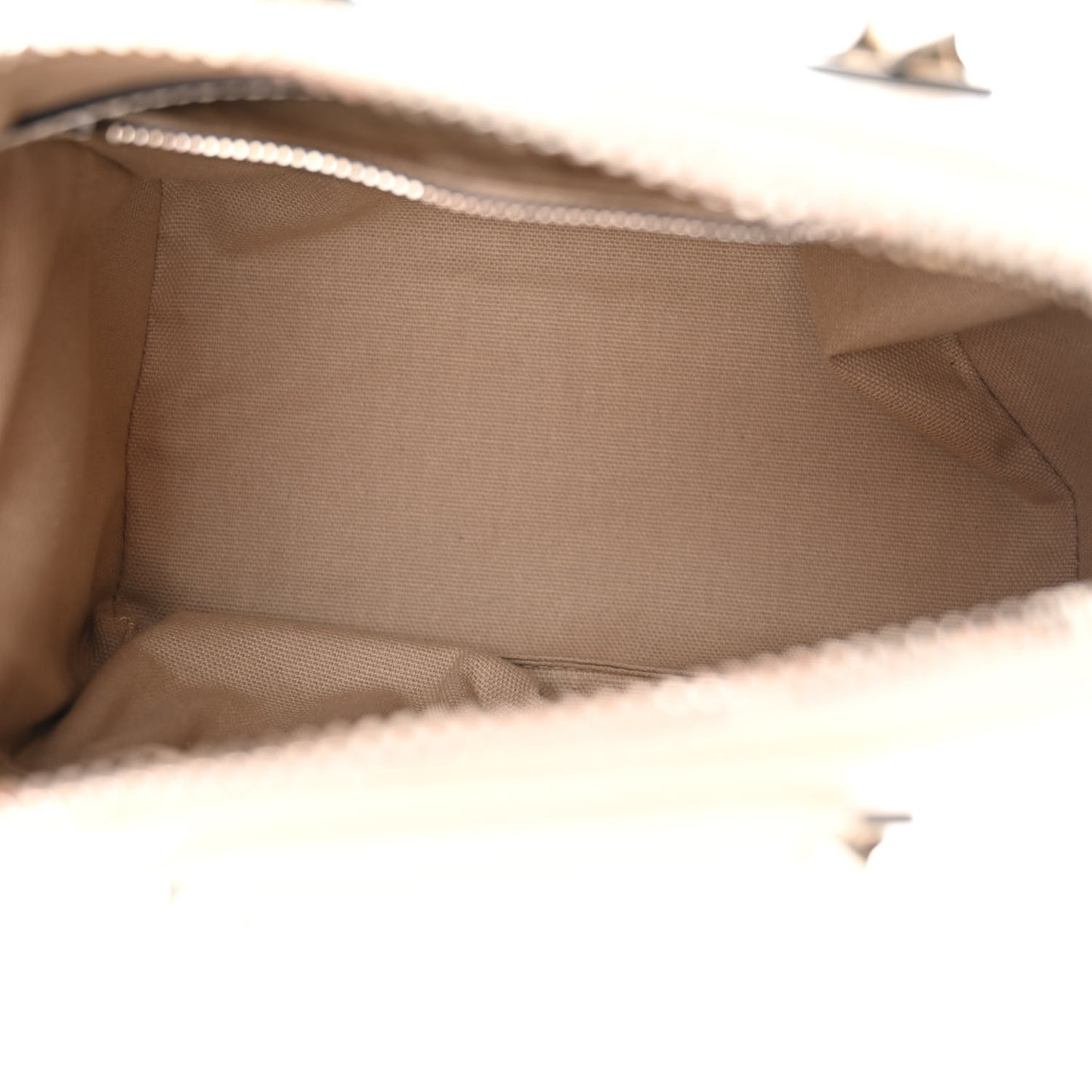 Crinkled Patent Calfskin Mini Antigona Ivory