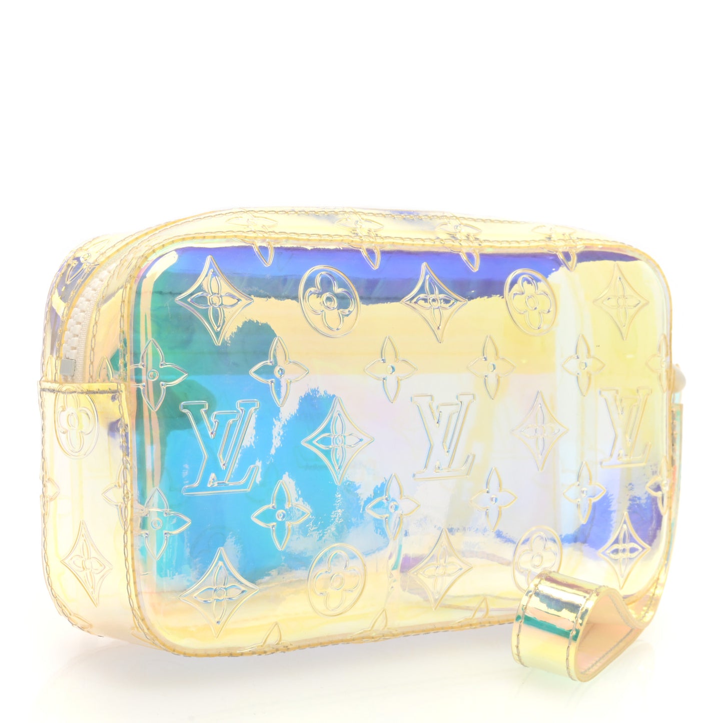 PVC Monogram Pochette Volga Iridescent Prism