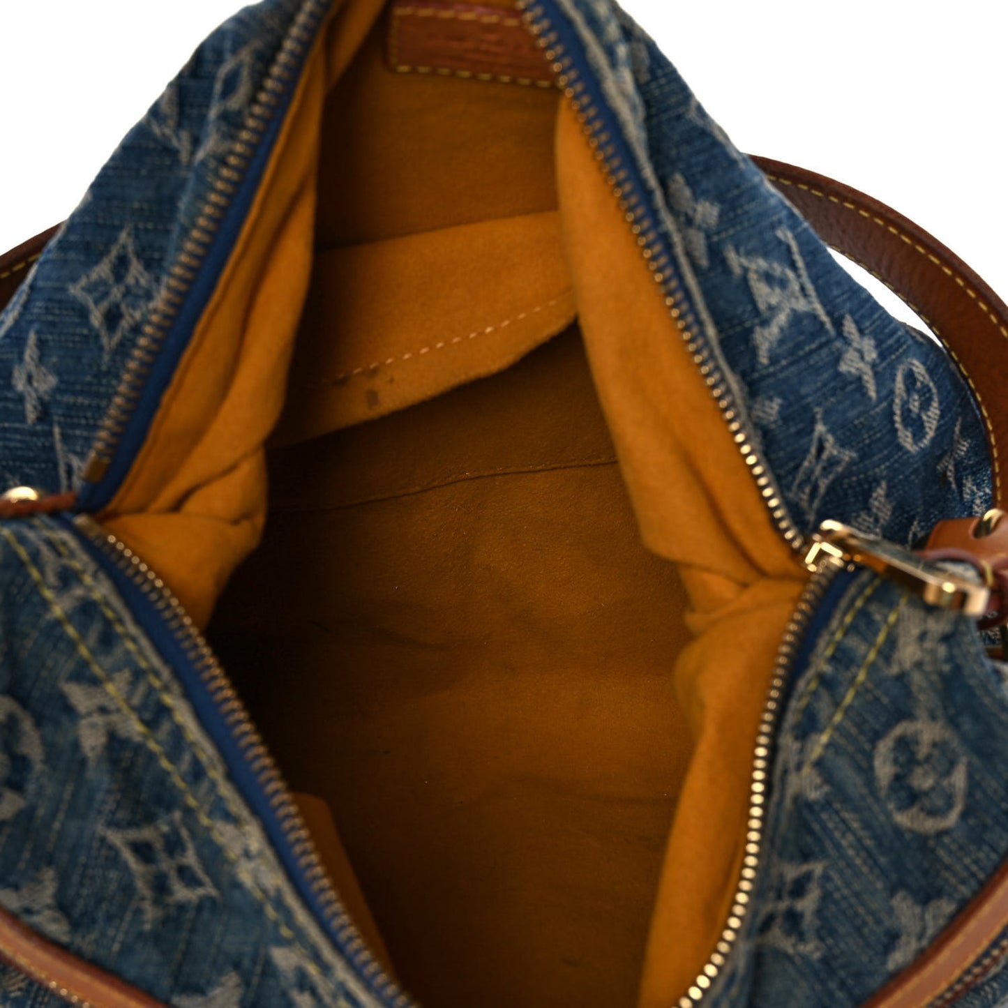 Monogram Denim Baggy PM Blue
