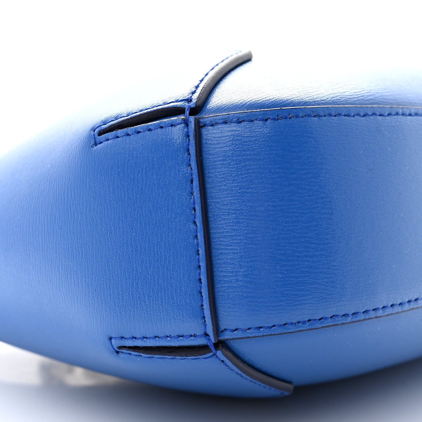 Smooth Calfskin Jeweled Hobo Bag Blue
