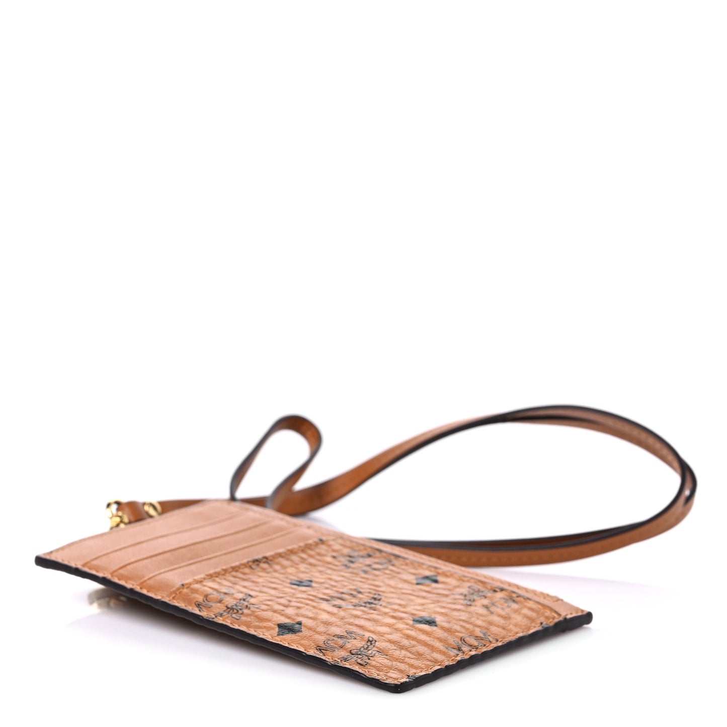 Visetos Lanyard Card Holder Cognac