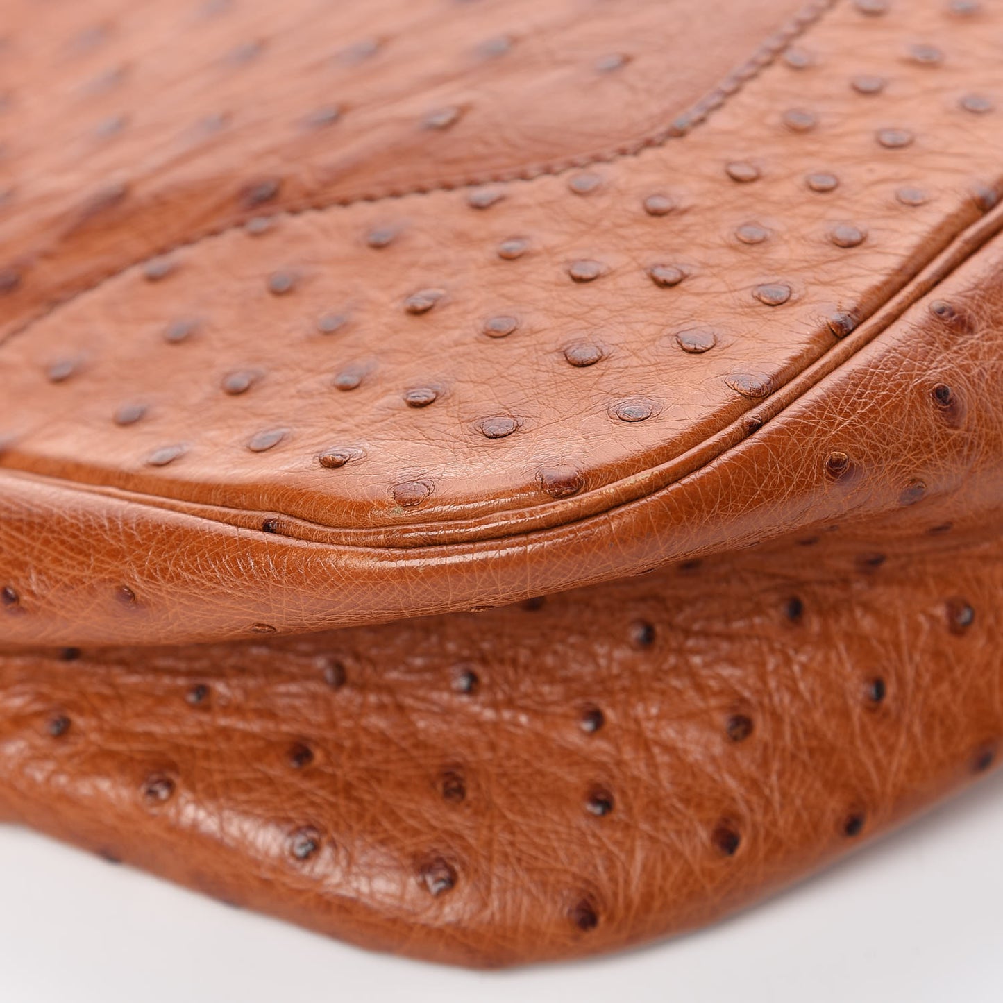 Ostrich Trim II 31 Cognac