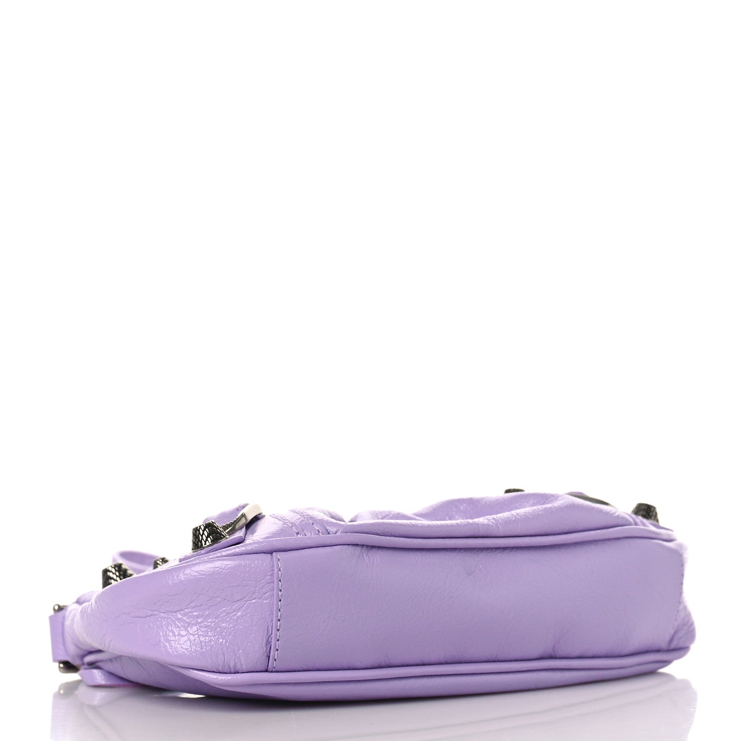 Balenciaga Agneau Arena Le Cagole Mini Purse With Chain Lilac 4 of 9