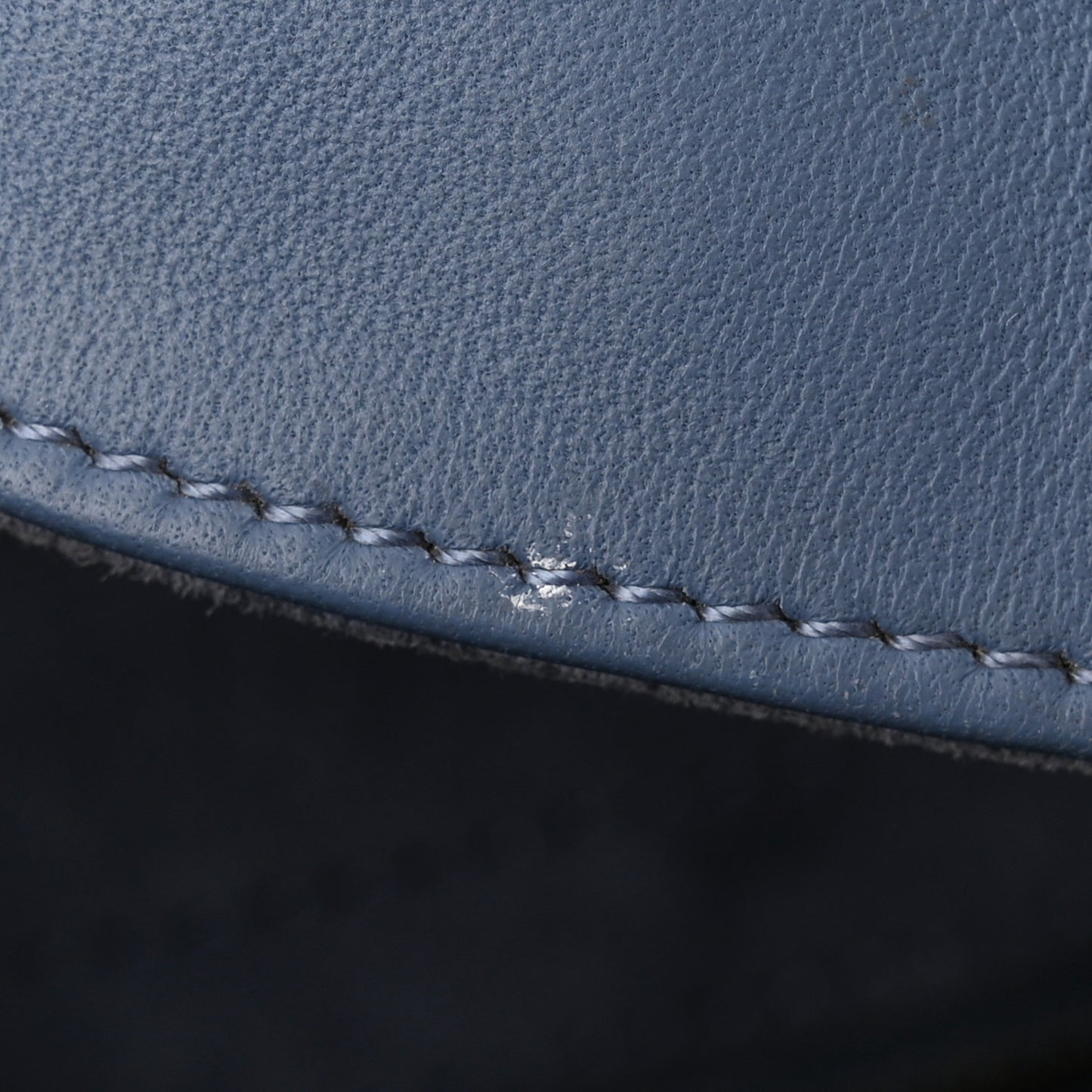 Lambskin Cannage Large Lady Denim