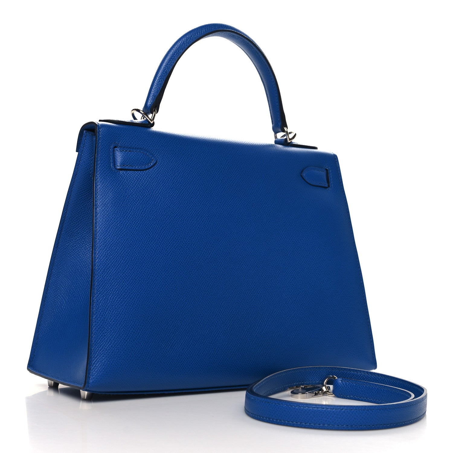 Hermes Epsom Kelly Sellier 28 Bleu France 3 of 11