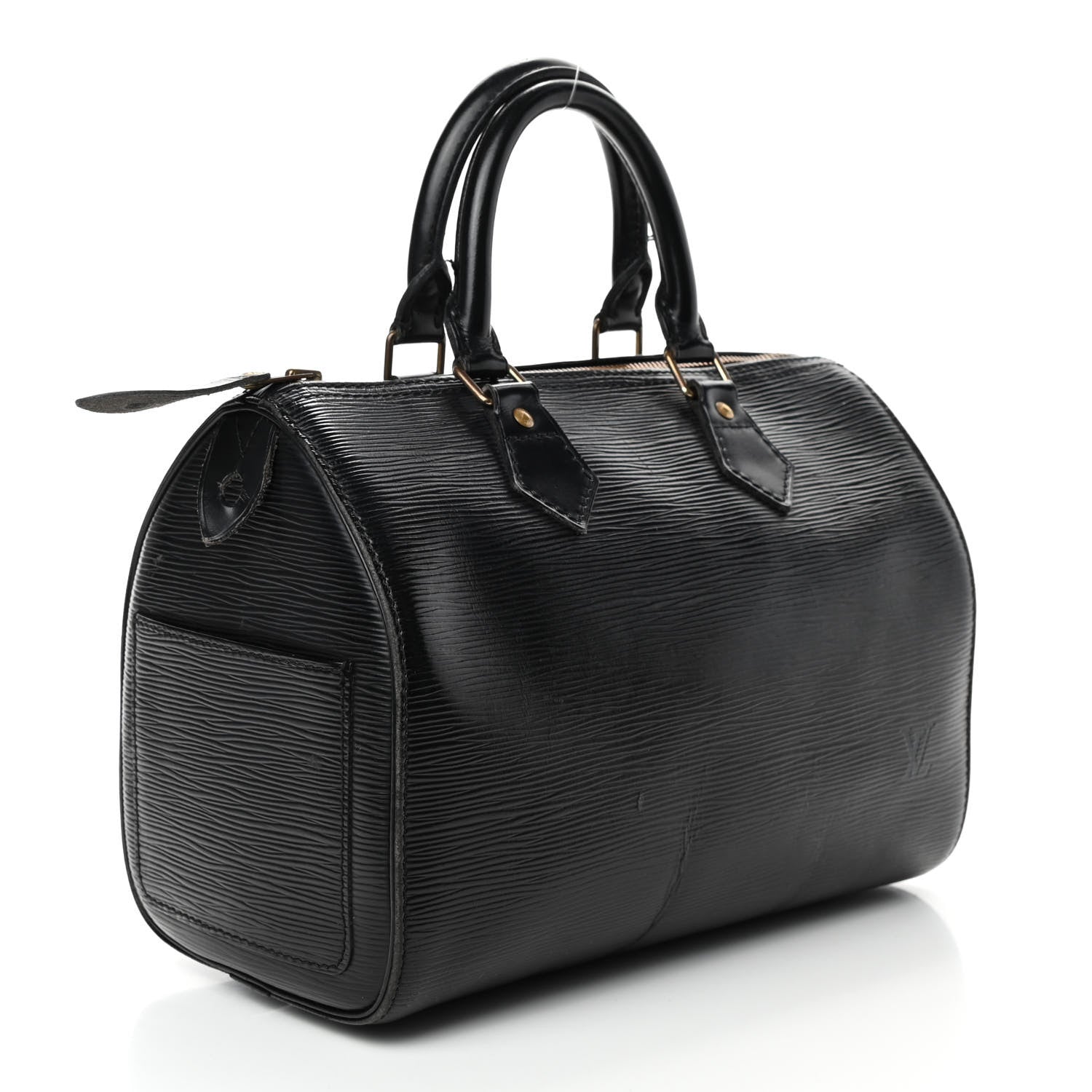 Louis Vuitton Epi Speedy 25 Black 2 of 8