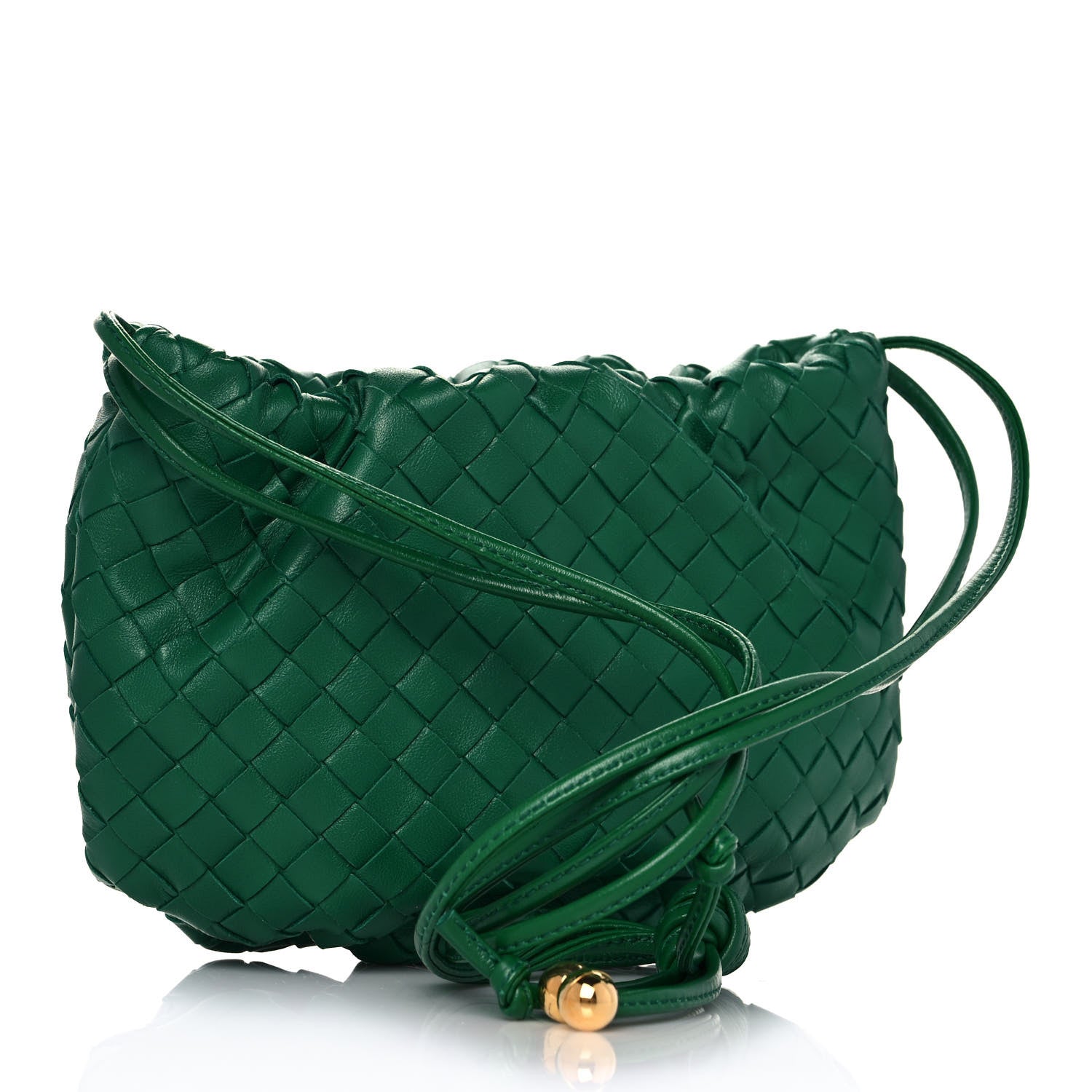 Bottega Veneta Nappa Intrecciato Mini Bulb Racing Green 3 of 10