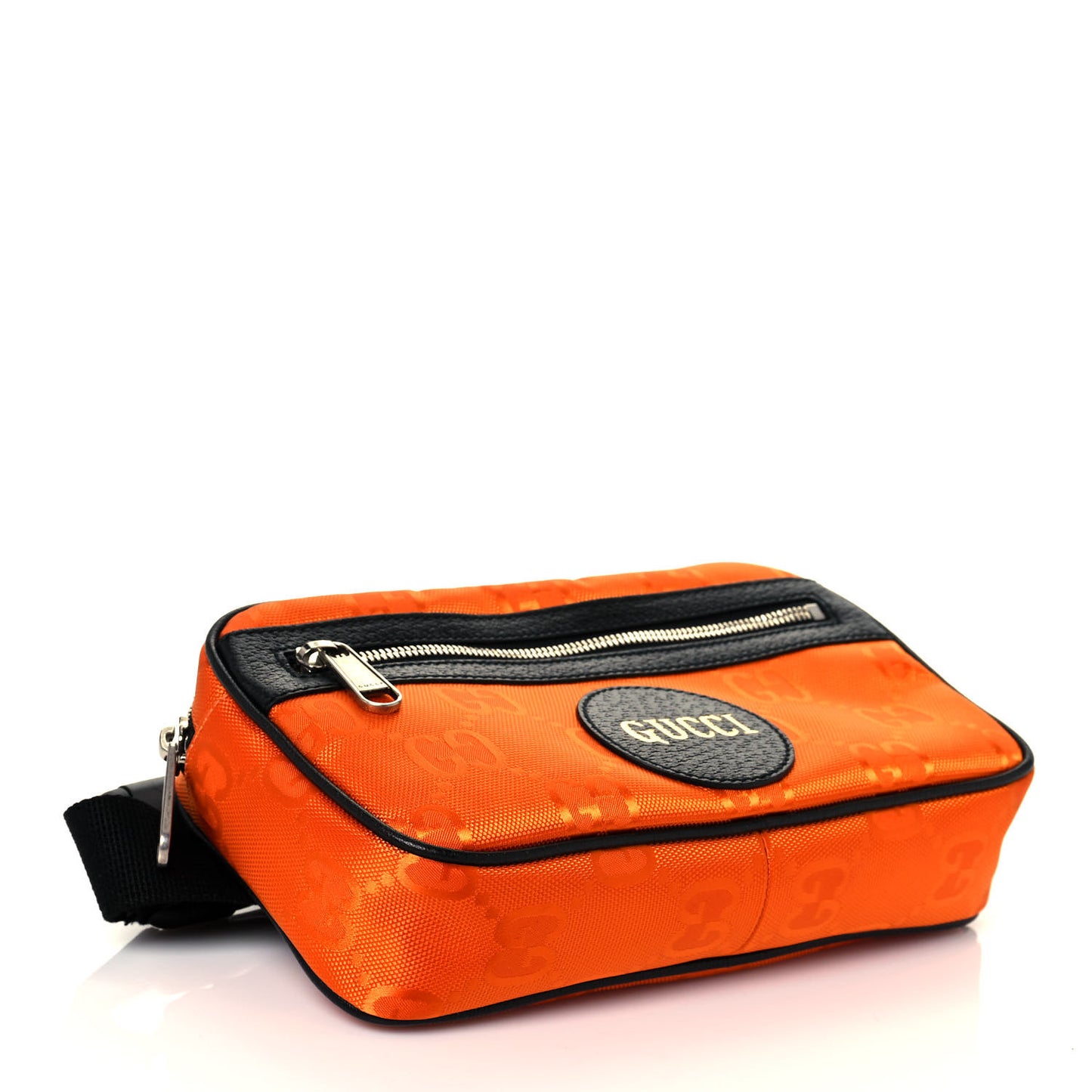 Econyl Nylon Monogram Off The Grid Belt Bag Carrot Orange Black