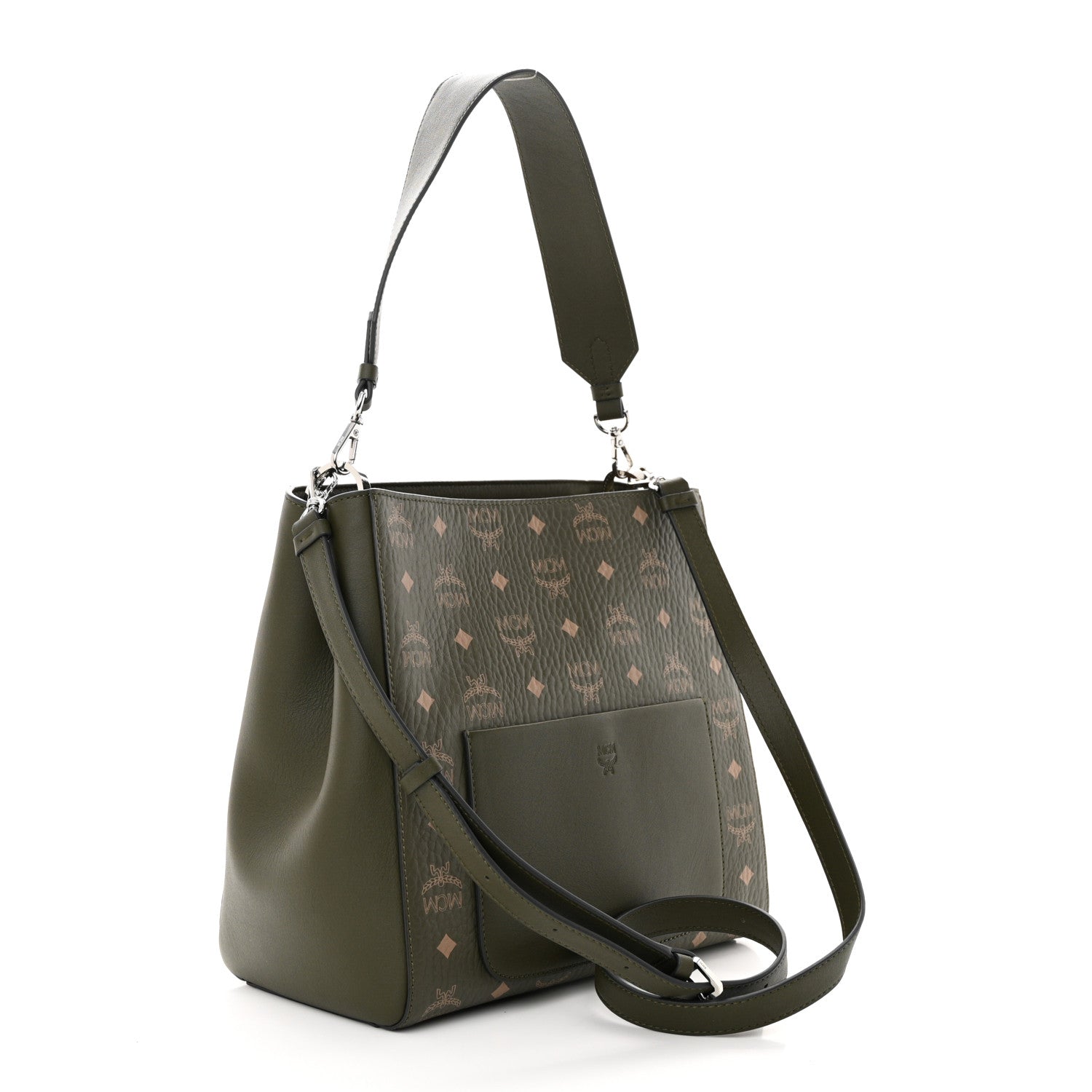 MCM Visetos Medium Aren Hobo Sea Turtle 3 of 11