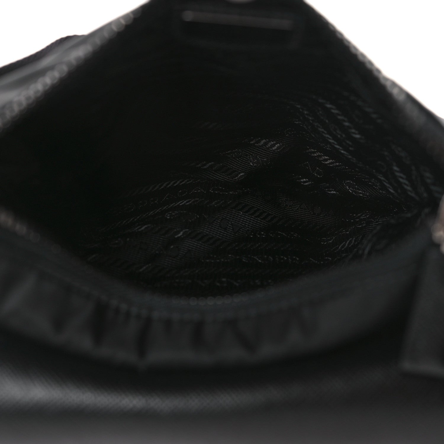 Prada Re-Nylon Saffiano Belt Bag Black 4 of 9