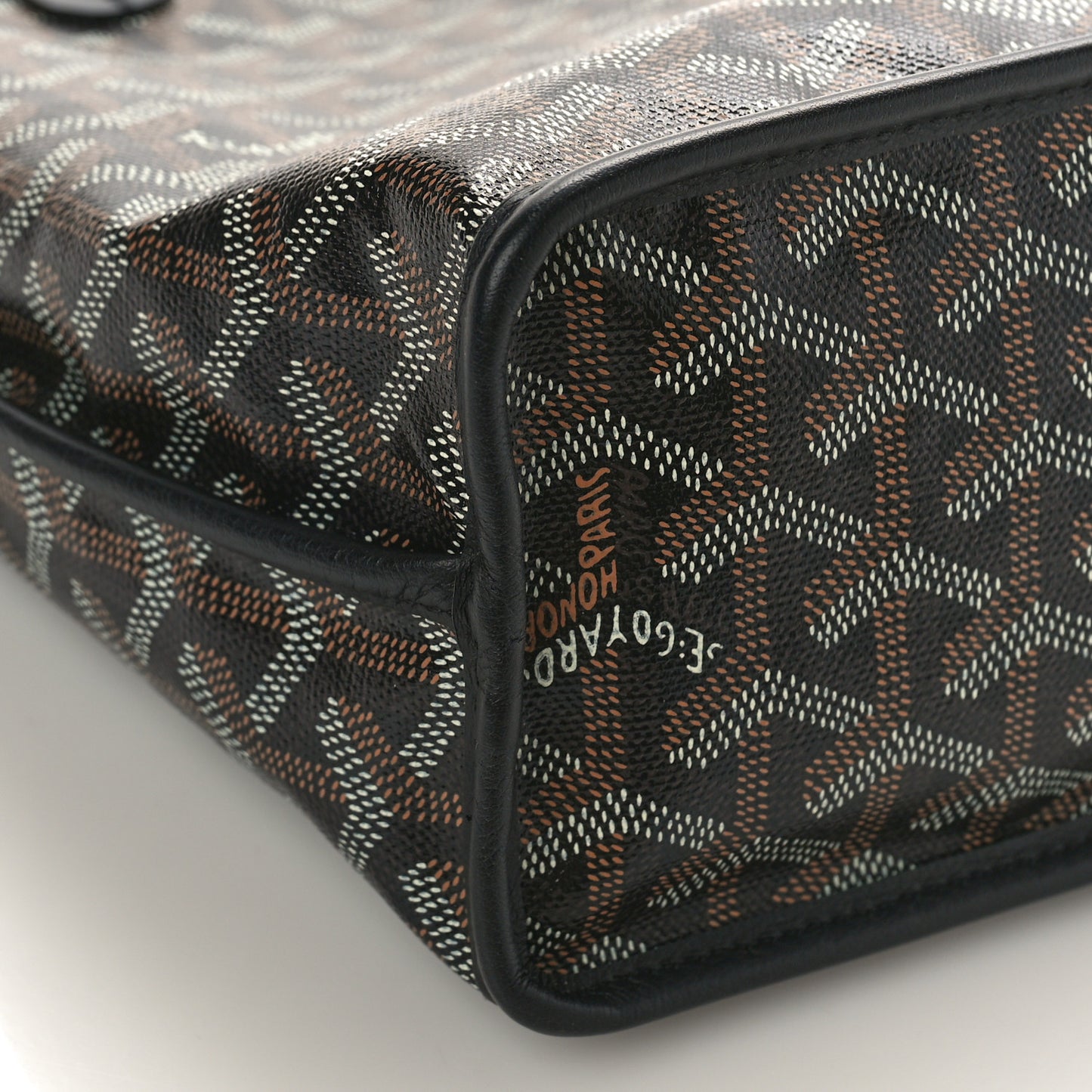 Goyardine Reversible Mini Anjou Black