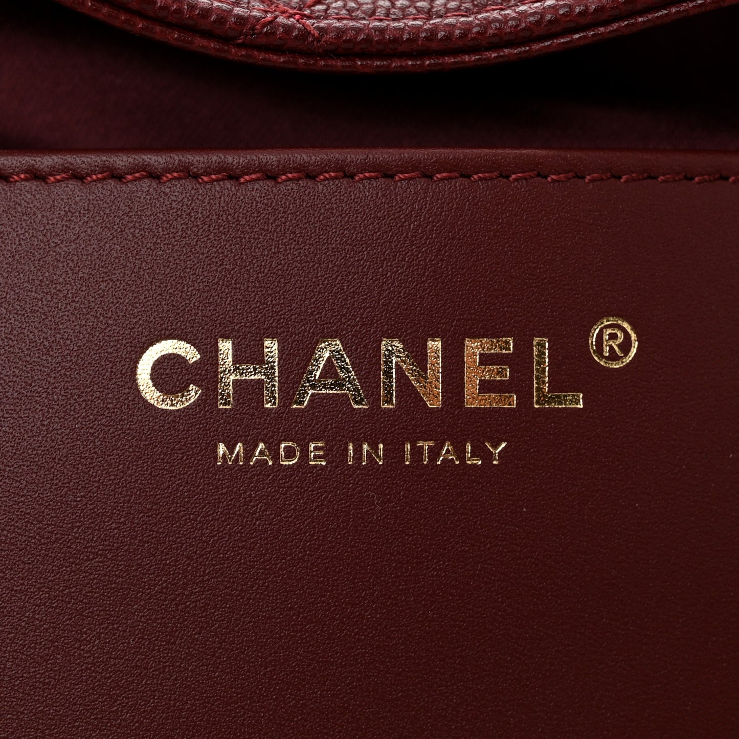 Caviar Quilted Small Chanel 25 Handbag Burgundy