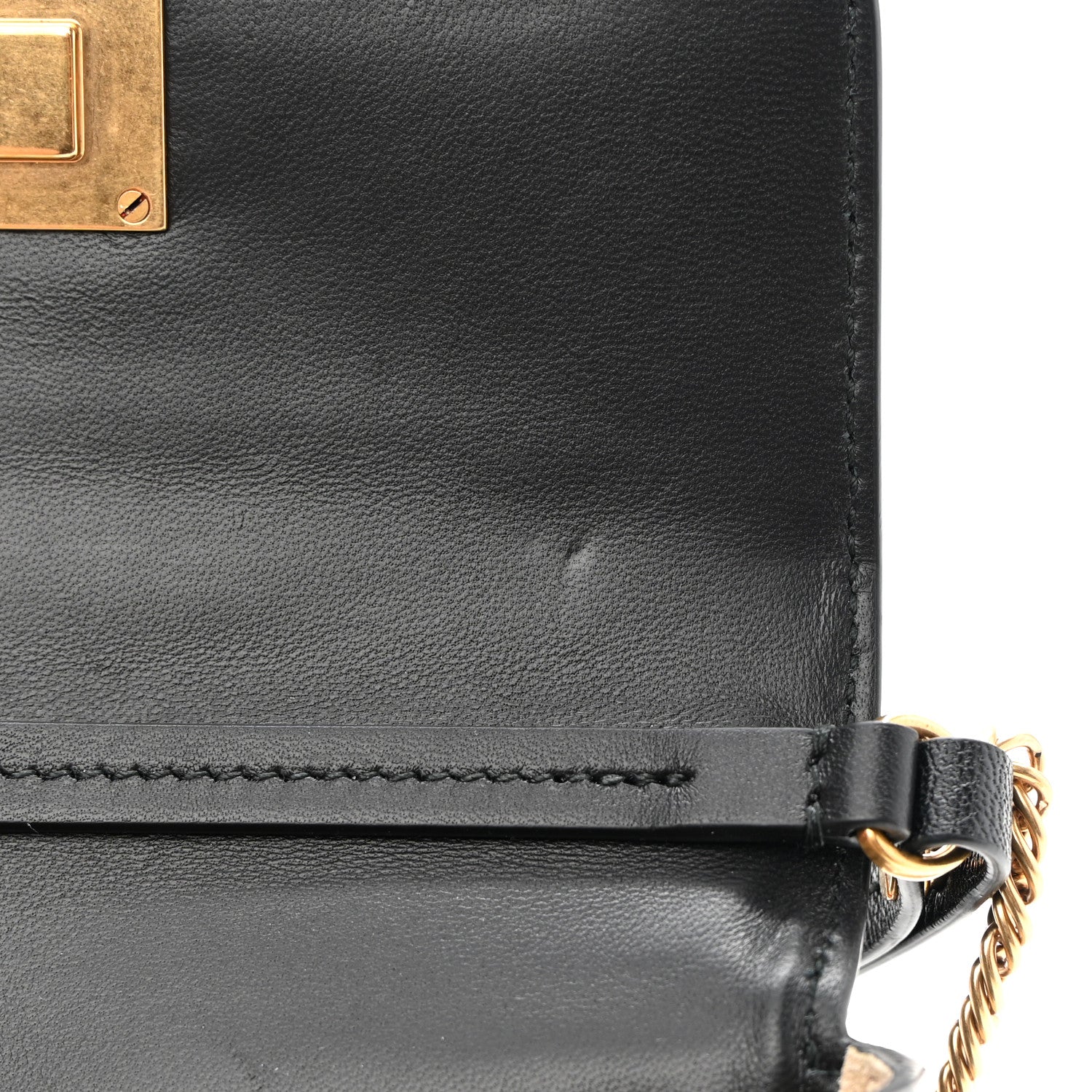 Givenchy Goatskin Quilted GV3 Mini Pocket Convertible Bag Black 9 of 10