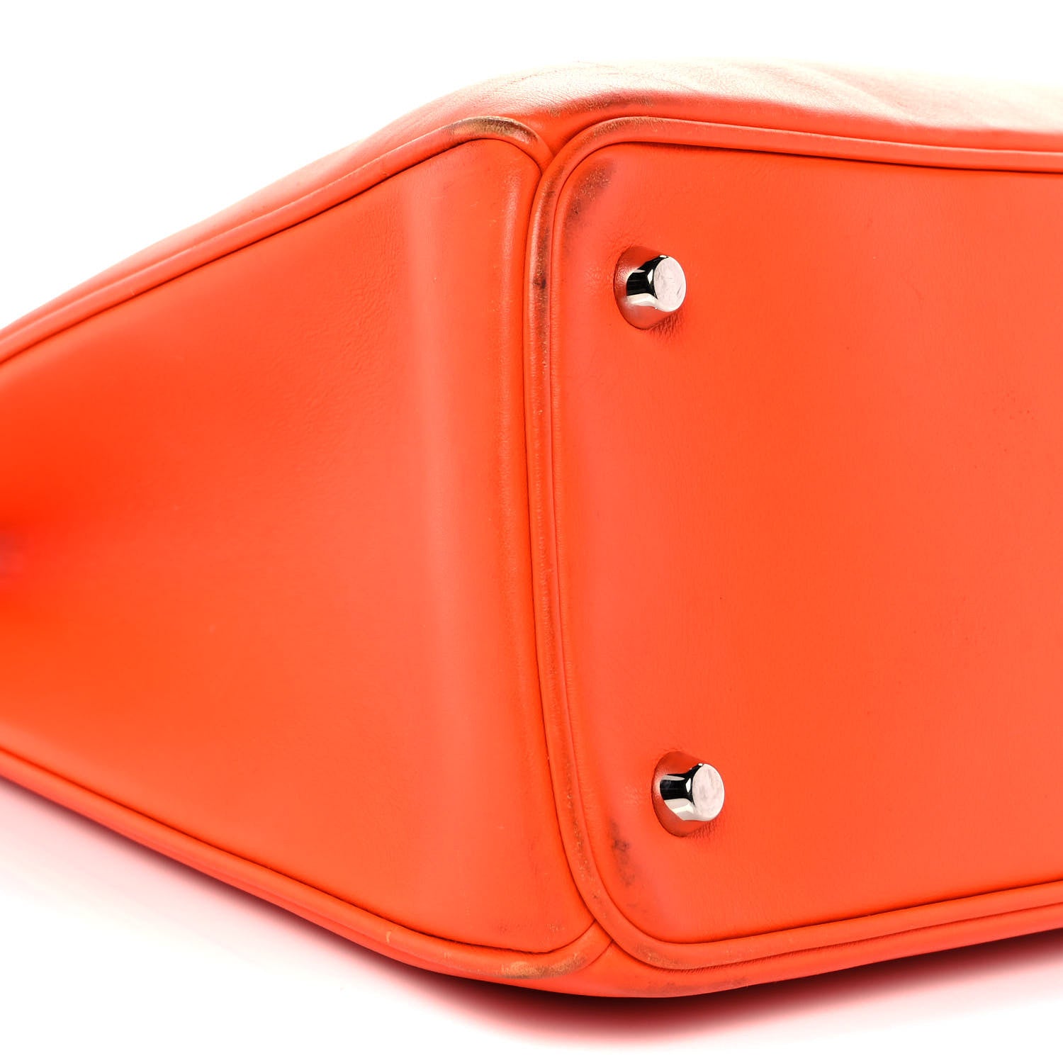 Christian Dior Smooth Calfskin Large Diorissimo Tote Orange Parme 8 of 11