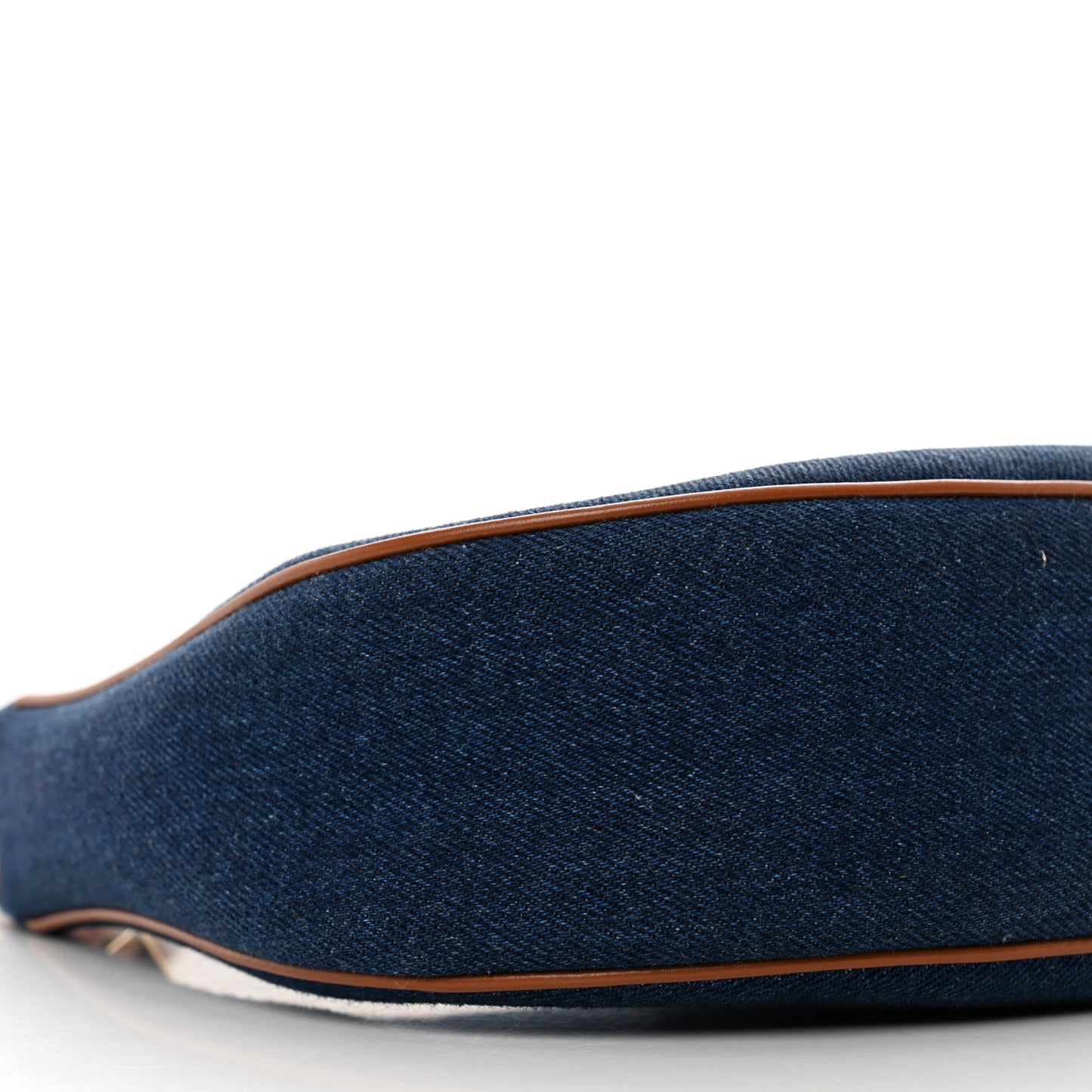 Denim Ava Shoulder Bag Navy Tan