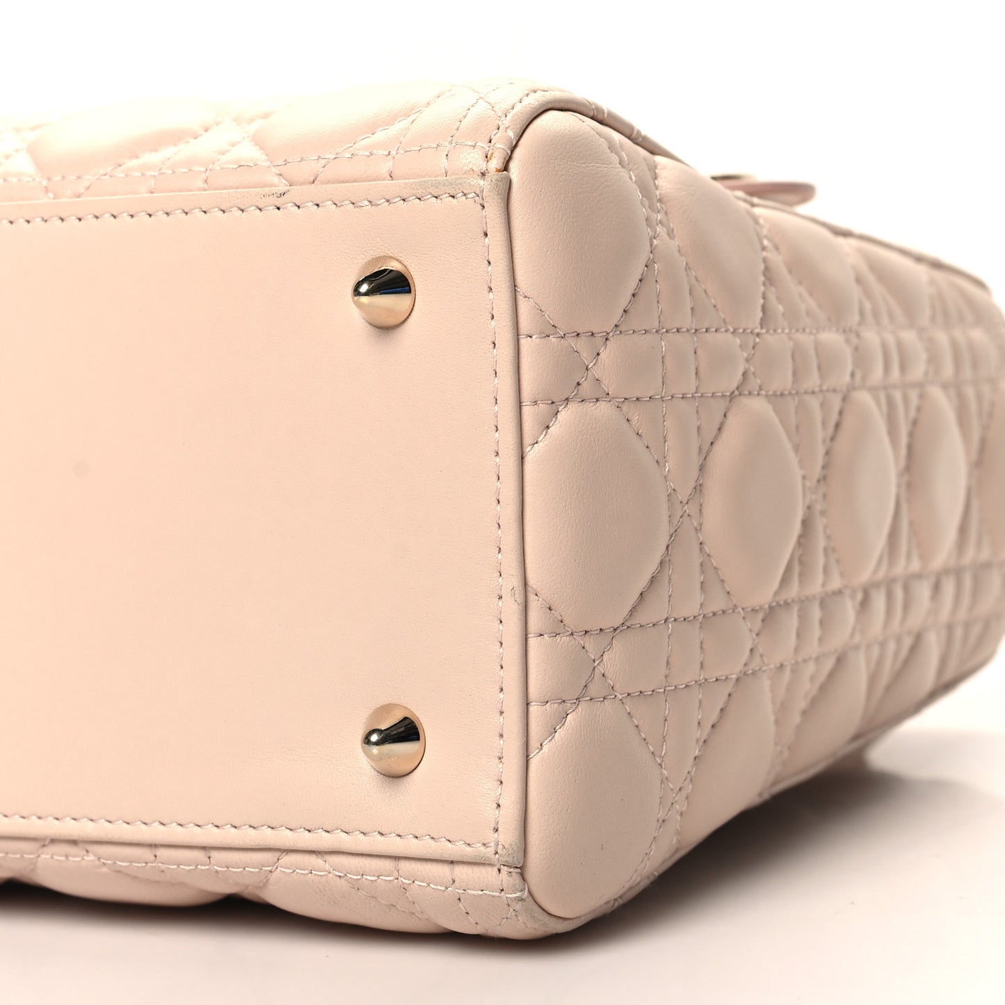 Lambskin Cannage Medium Lady Dior Light Pink