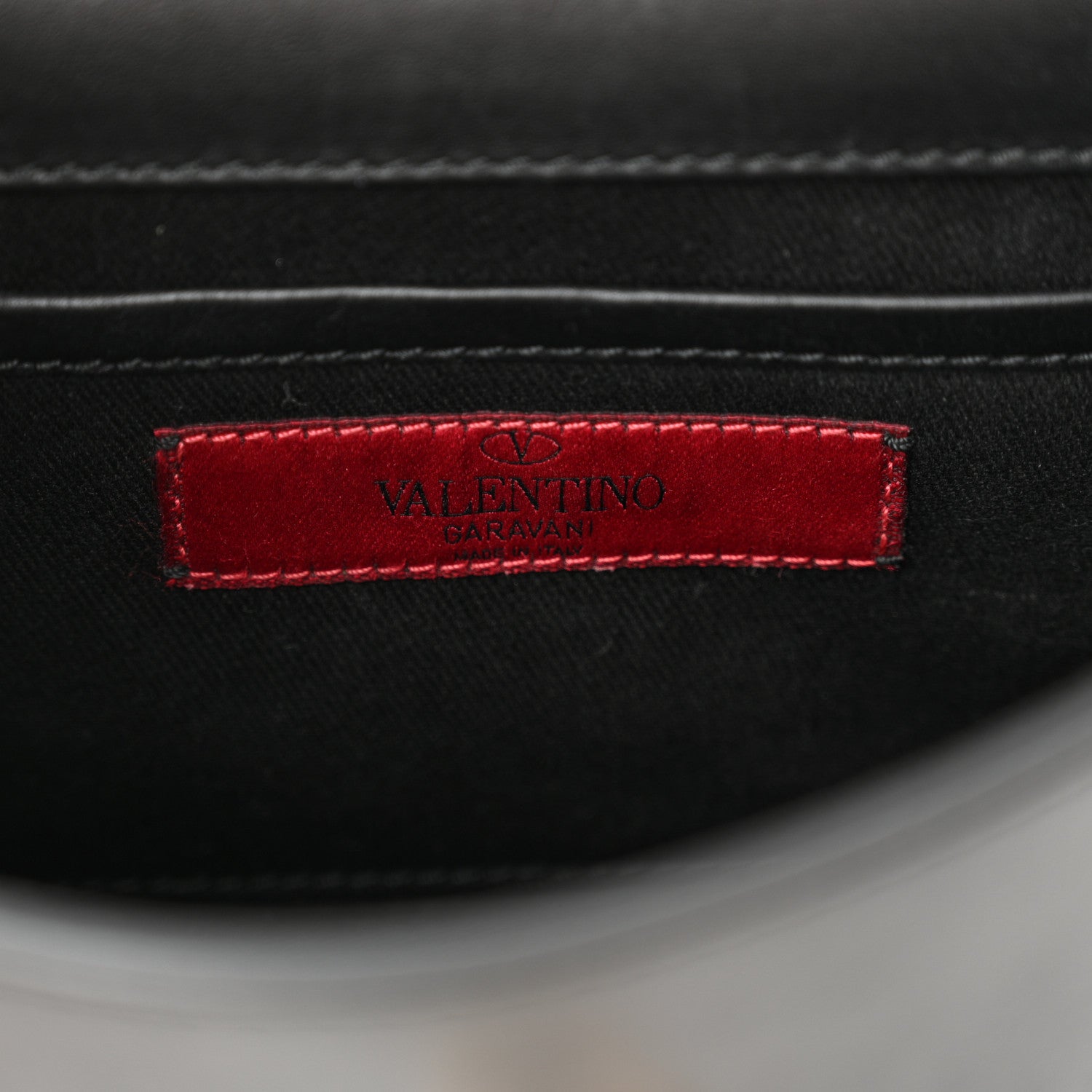Valentino Garavani Calfskin Rockstud Crossbody Messenger Bag Black 6 of 13