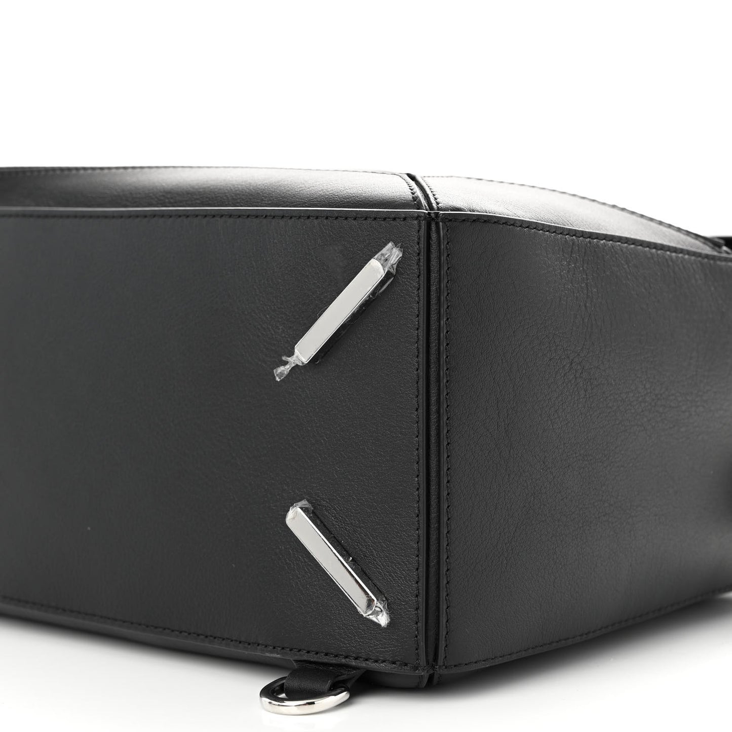 Calfskin Medium Puzzle Bag Black