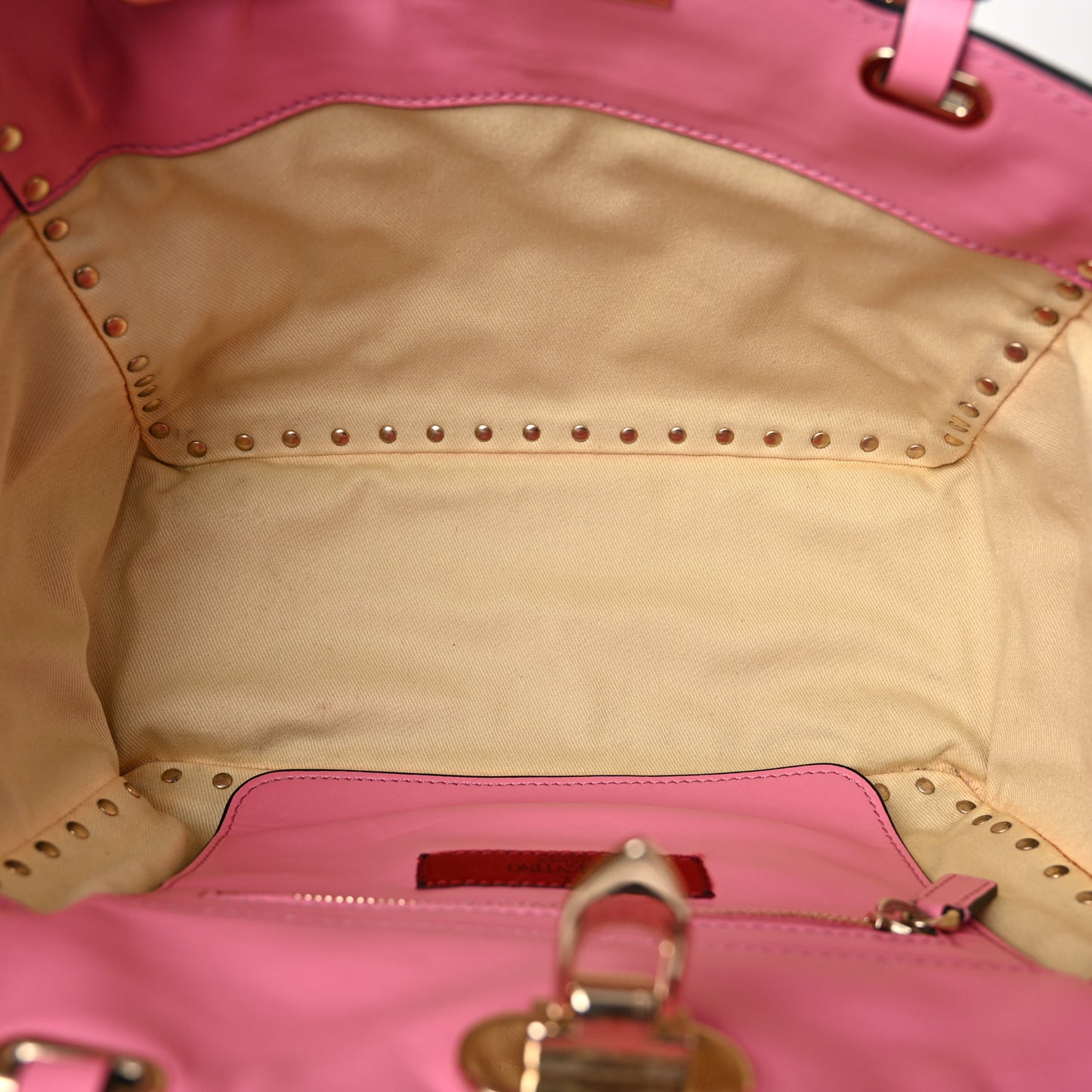 Vitello Small Rockstud Tote Ninphea