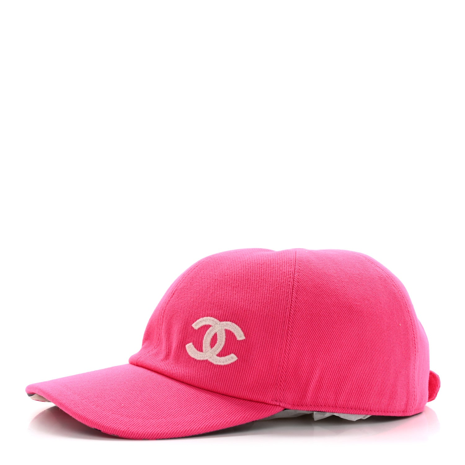 Chanel Cotton CC Cap Hat Fuchsia 1 of 9