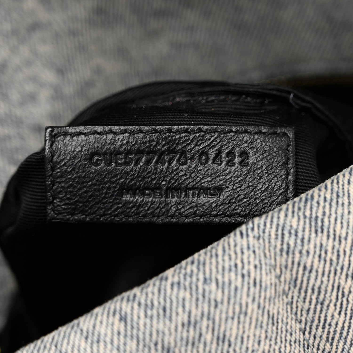 Saint Laurent Denim Quilted Small Loulou Puffer Monogram Chain Satchel Azur 7 of 10