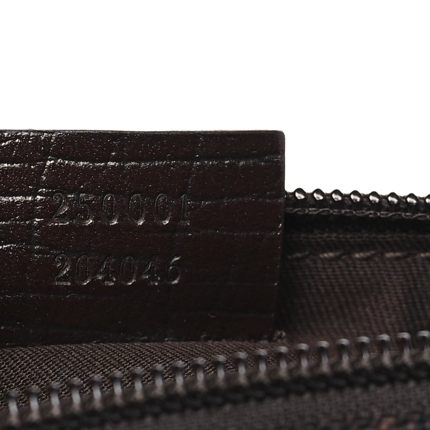 Denim Monogram Boat Pochette Dark Brown