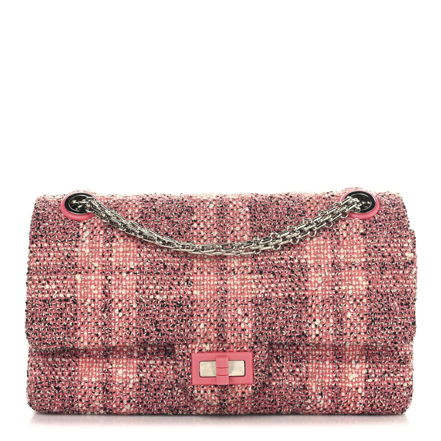 Chanel Tweed Resin 2.55 Reissue 225 Flap Pink 1714011 – FASHIONPHILE