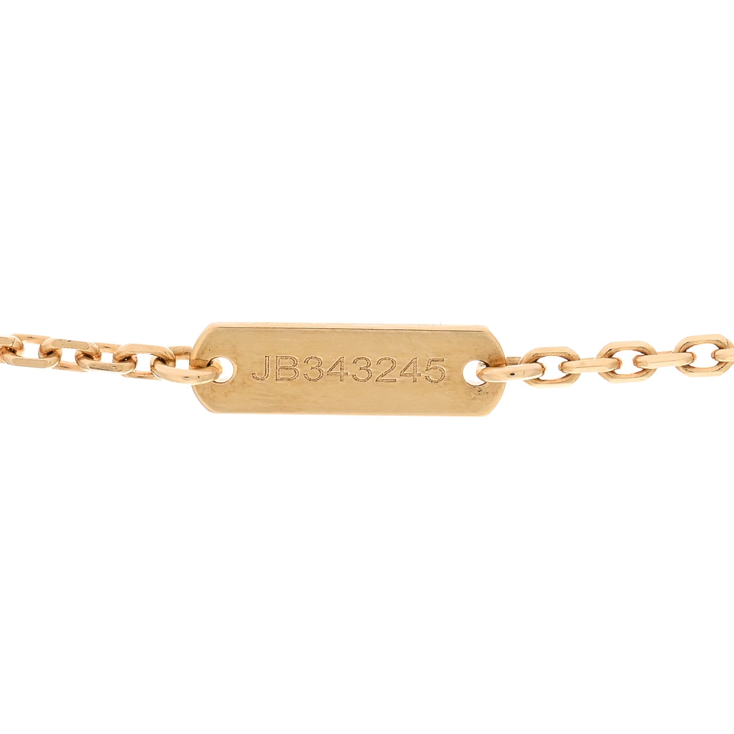 18K Yellow Gold Carnelian Vintage Alhambra Pendant Necklace