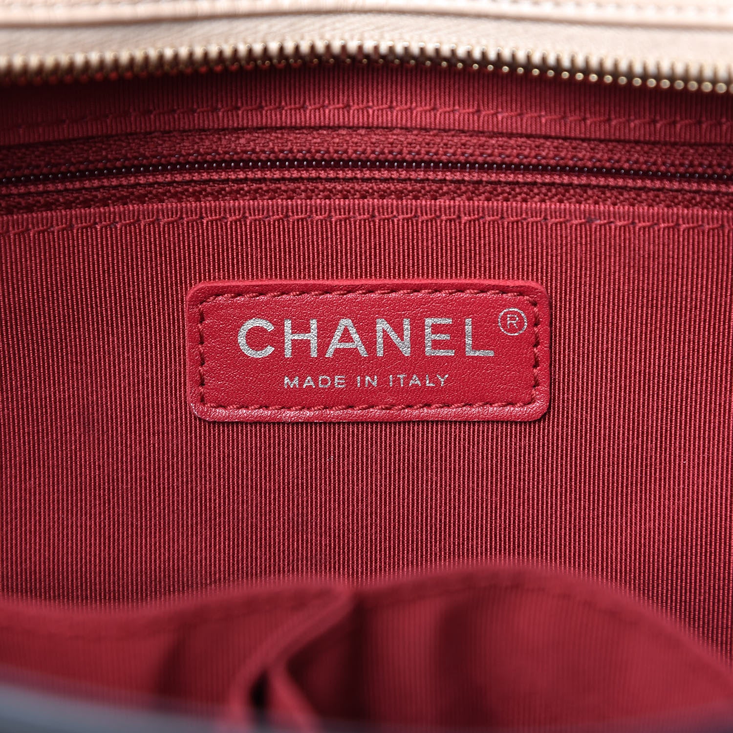 Chanel Aged Calfskin Quilted Medium Gabrielle Hobo Beige Black 8 of 9