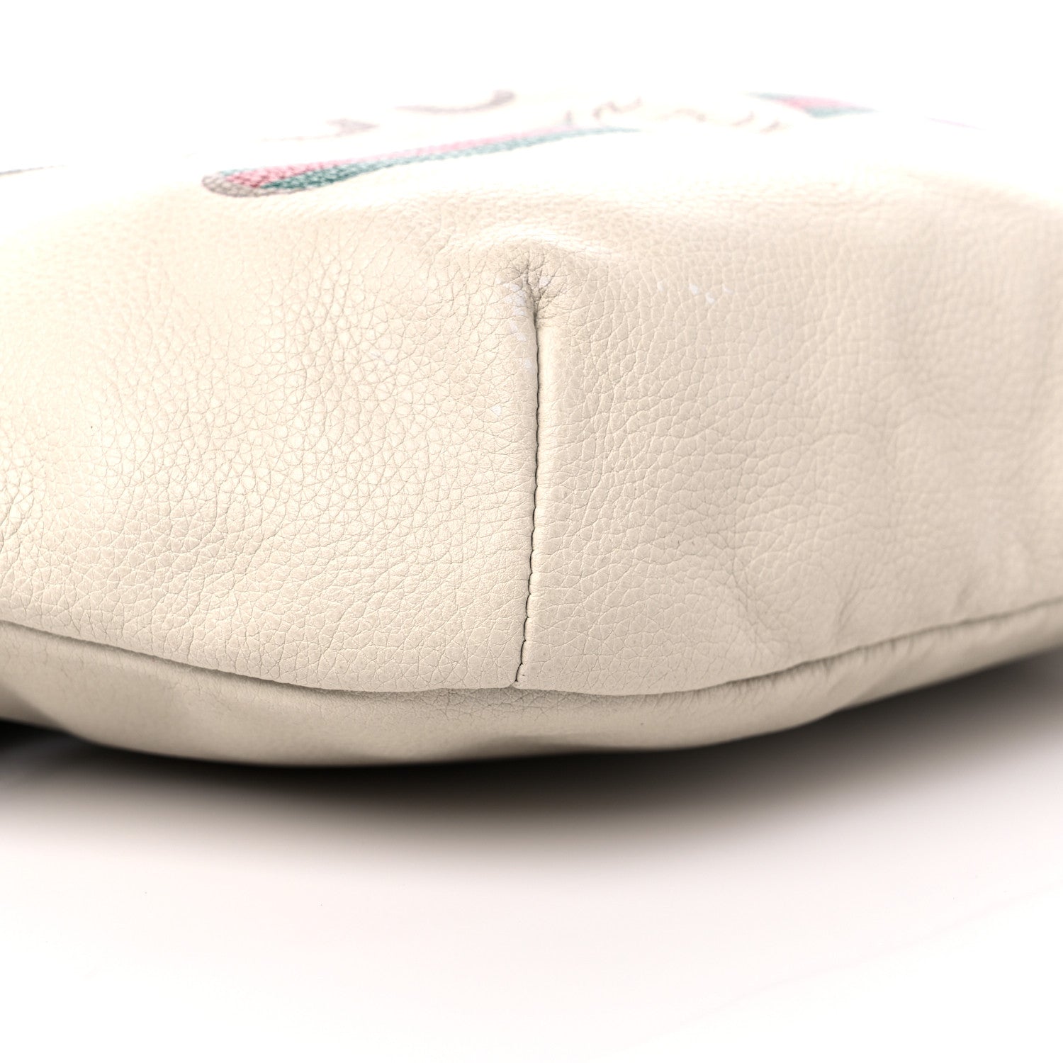 Gucci Grained Calfskin Logo Belt Bag White 8 of 13