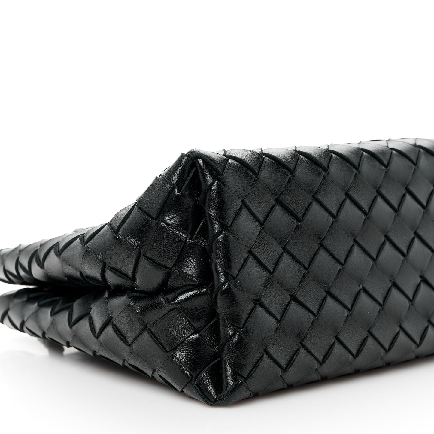 Nappa Intrecciato Small Andiamo Shoulder Bag Black
