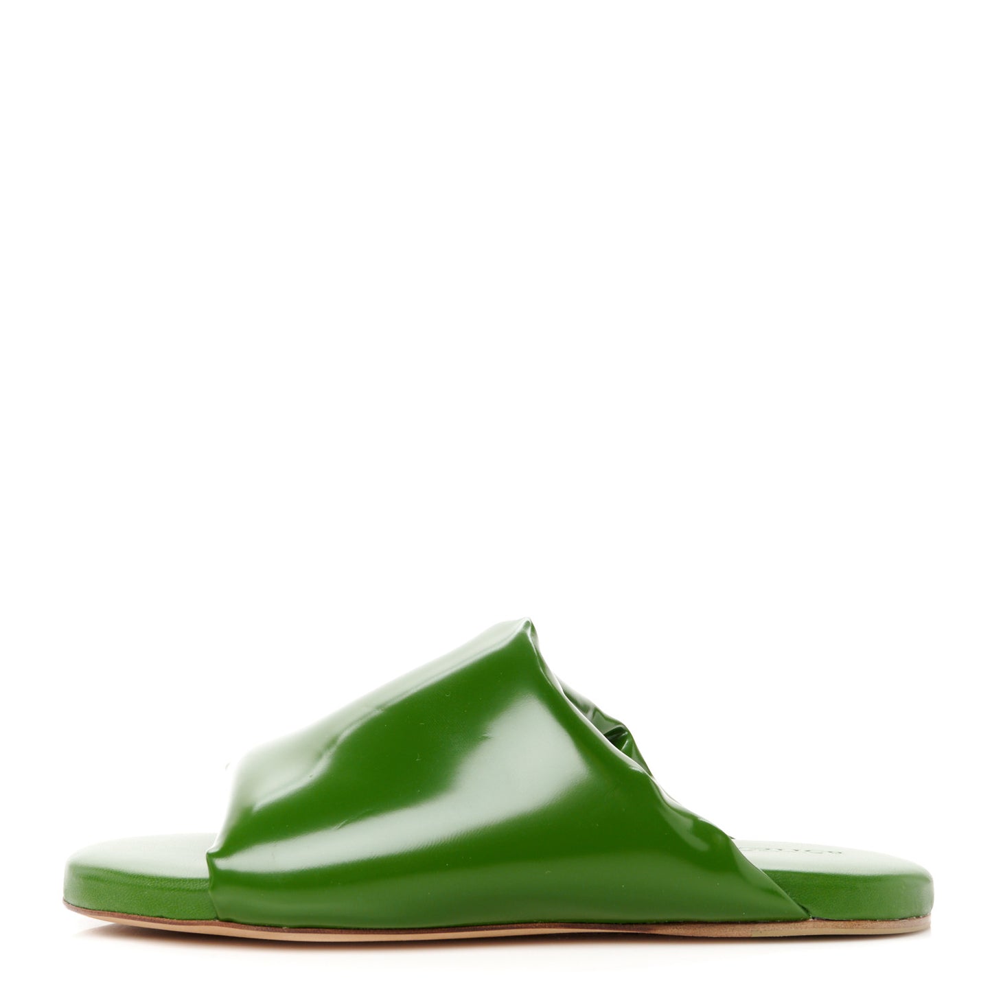 Latex Flat Slipper 36 Green