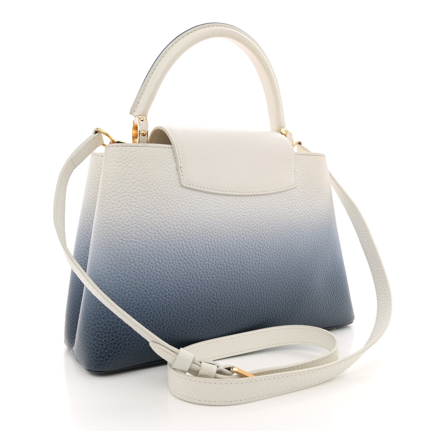 Taurillon Capucines PM Blue Marine
