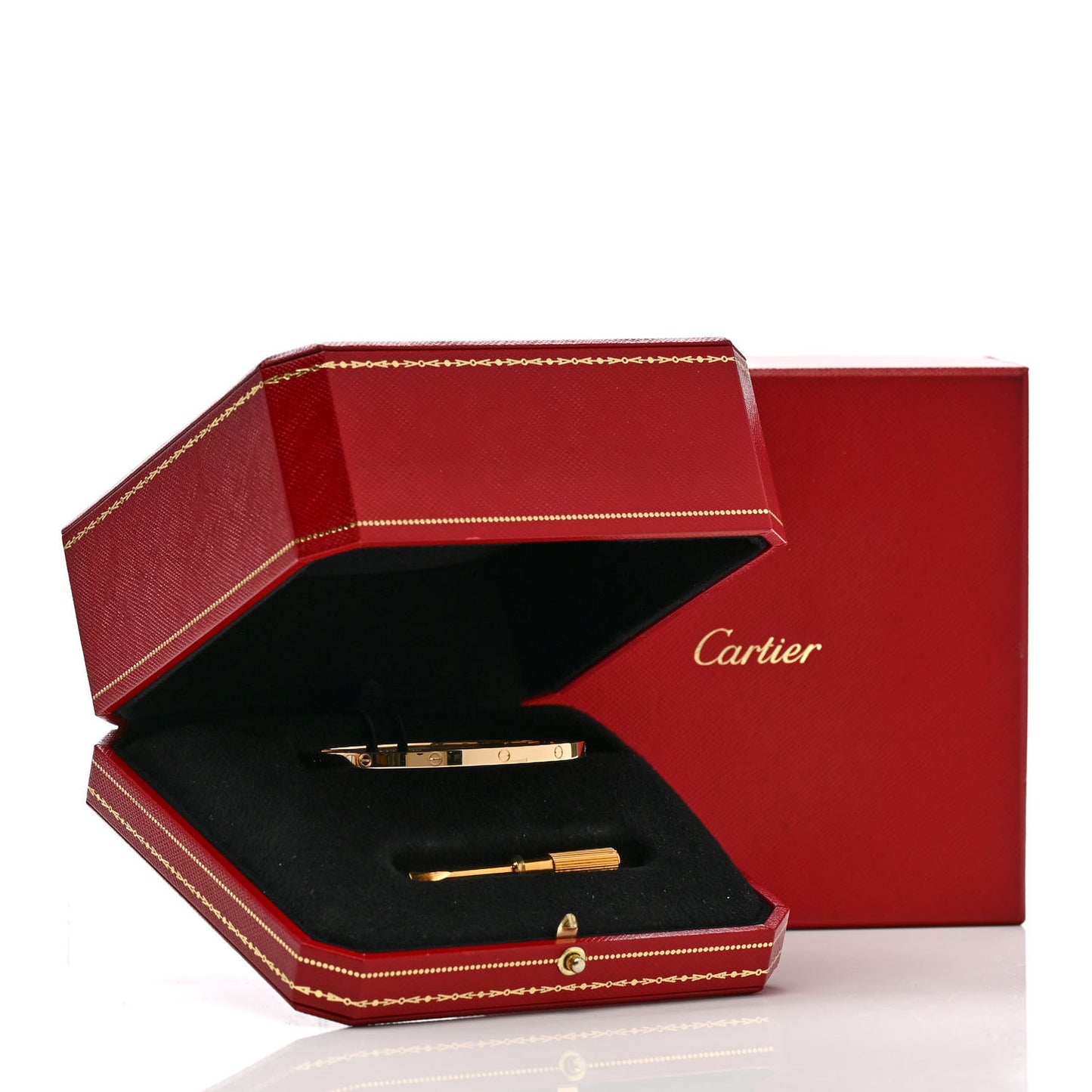 18K Yellow Gold Small LOVE Bracelet 18