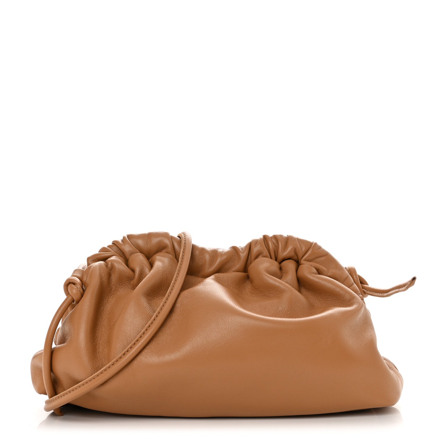 Mansur Gavriel Lambskin Cloud Mini Clutch Caramel 1 of 10