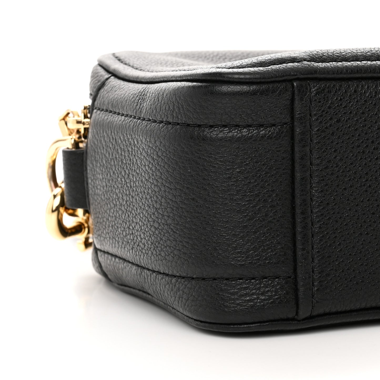Calfskin Small Snapshot Camera Bag Black