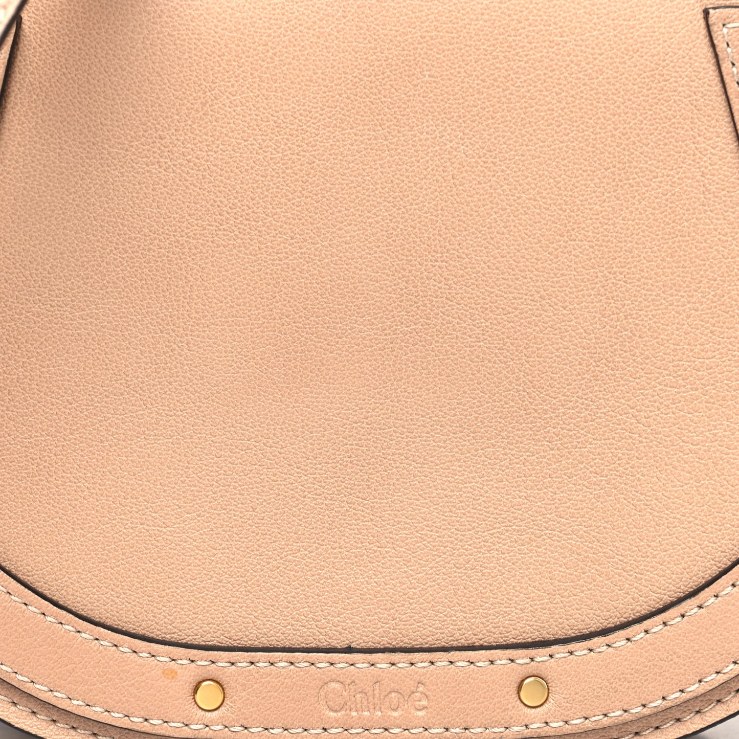 Calfskin Suede Small Nile Bracelet Bag Biscotti Beige
