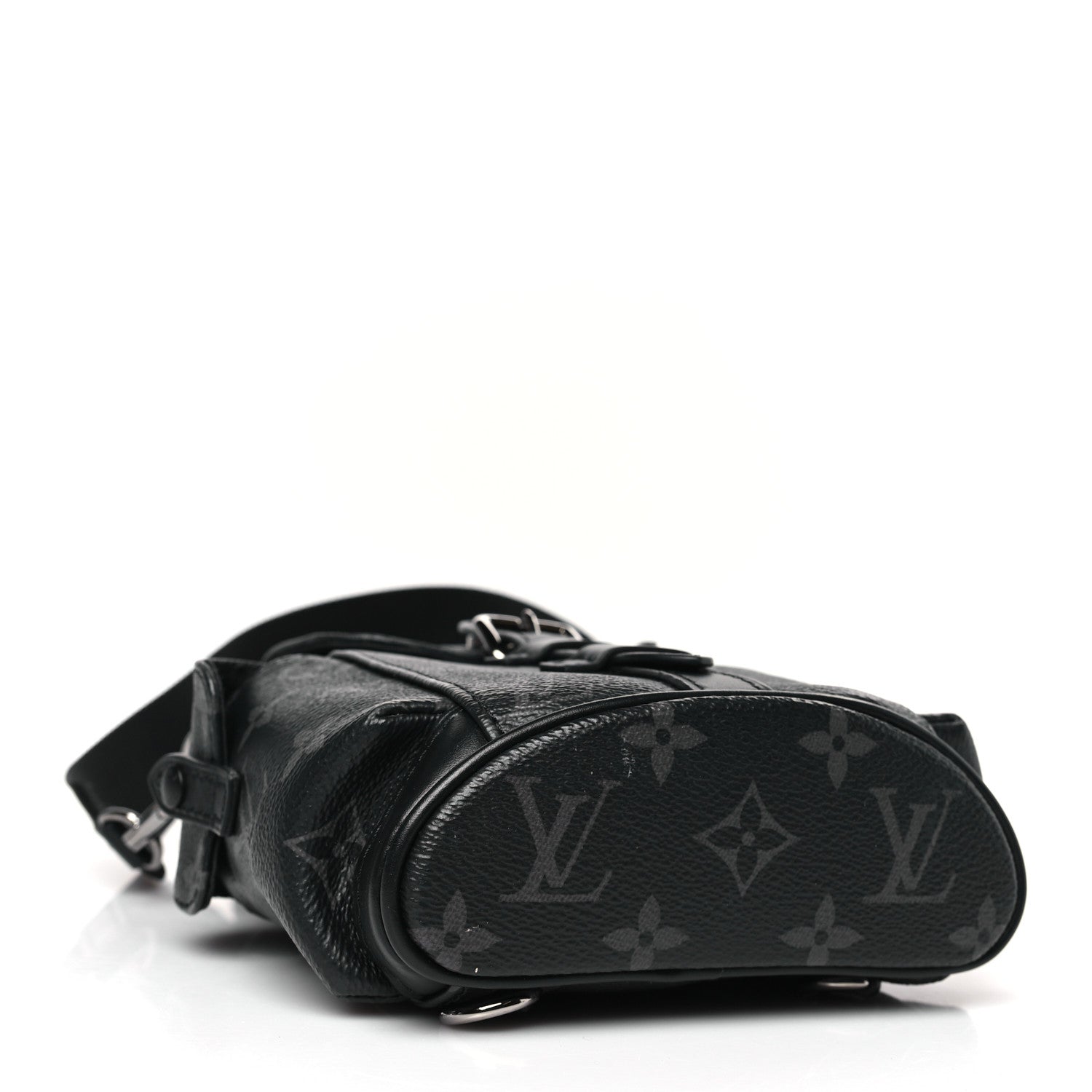 Louis Vuitton Monogram Eclipse Nano Christopher Backpack Black 4 of 8