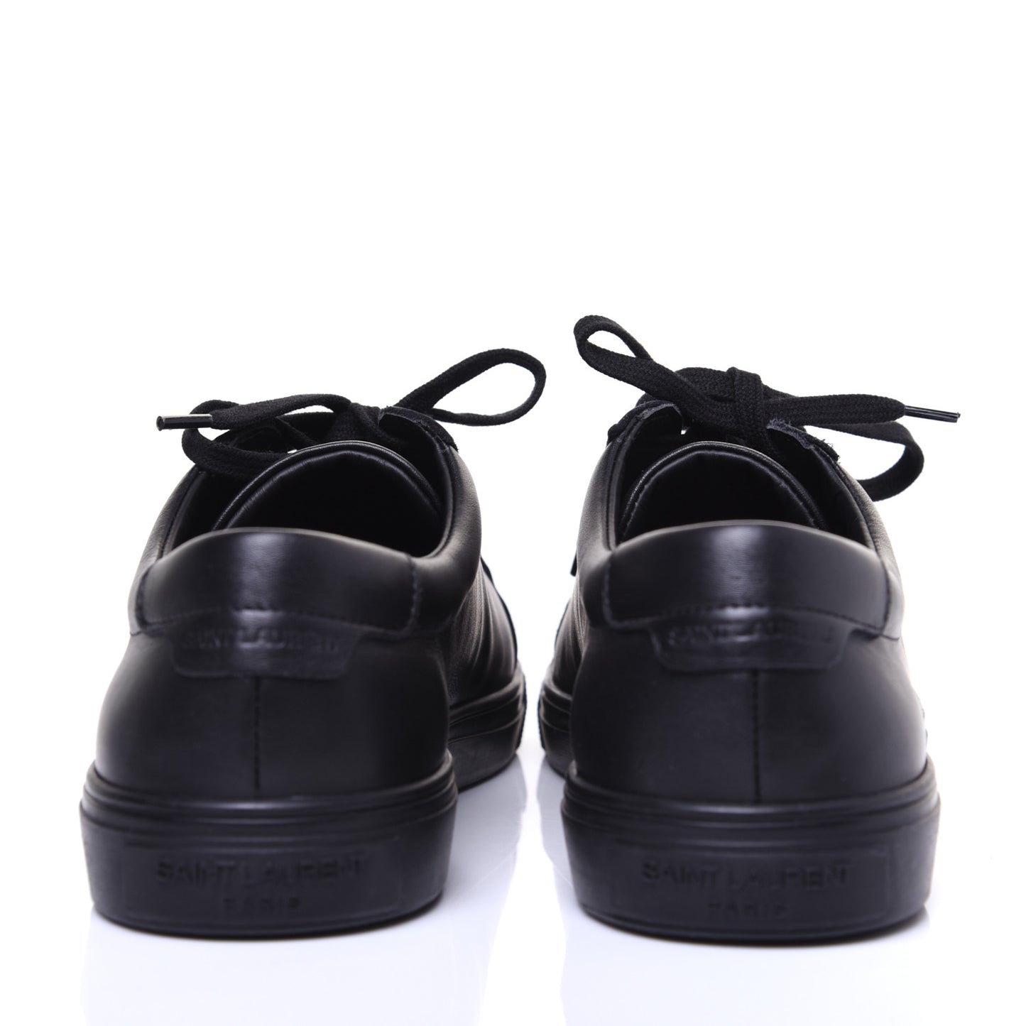 Calfskin Womens Andy Low Top Sneakers 38 Black