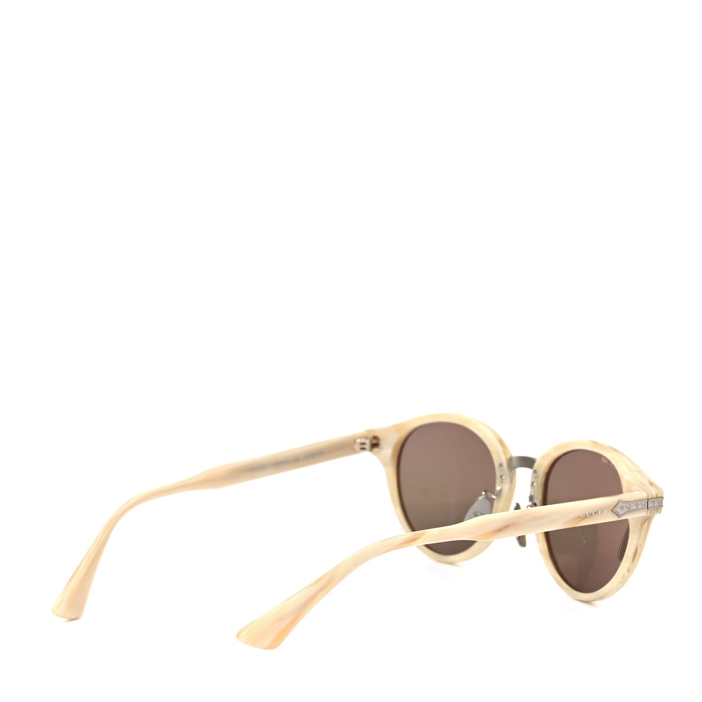 Round Sunglasses GG0066S White