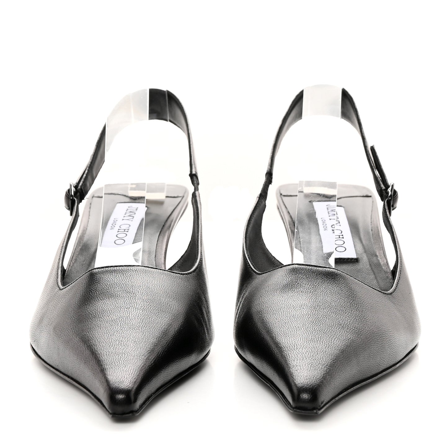 Nappa Amel 50 Slingback Pumps 41.5 Black