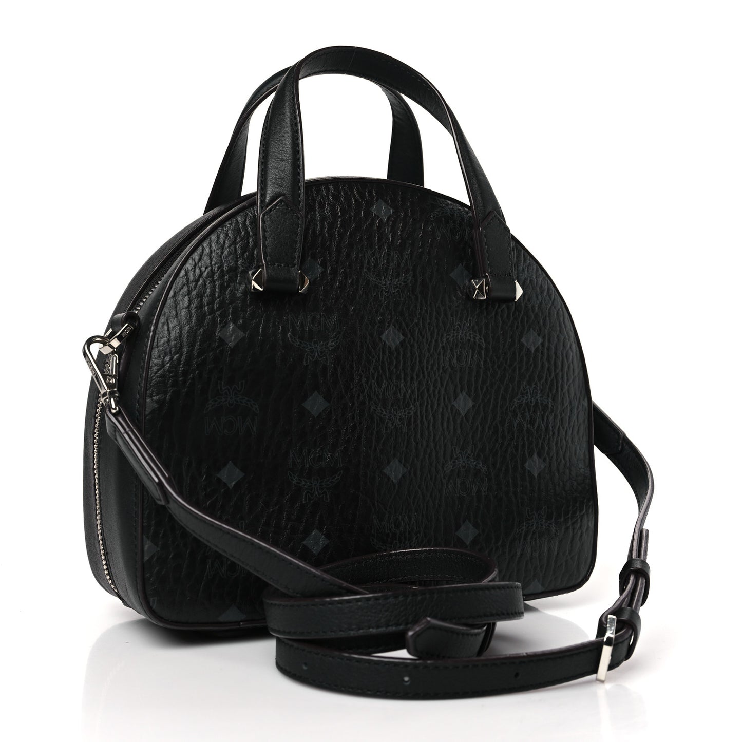 Visetos Small Half Moon Crossbody Bag Black