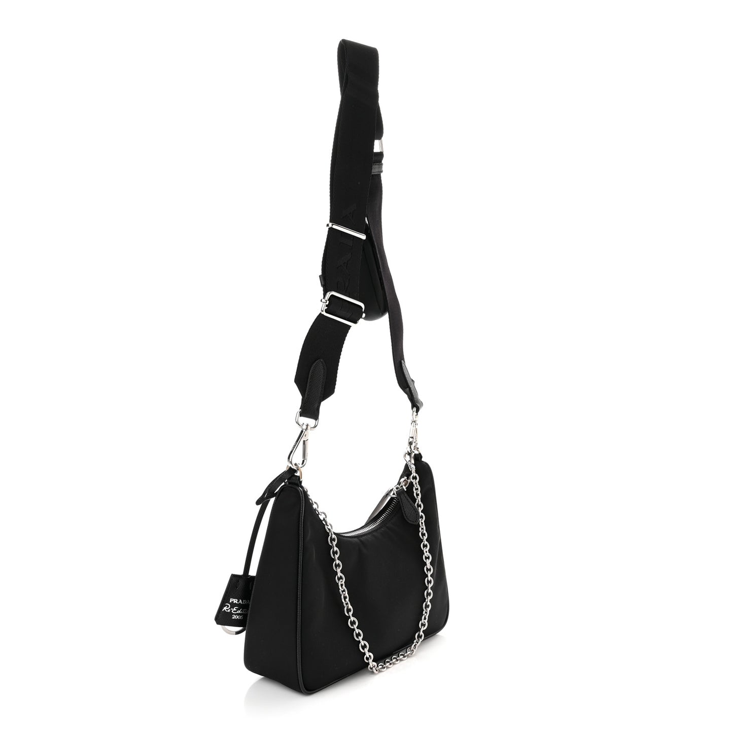 Nylon Re-Edition 2005 Shoulder Bag Black