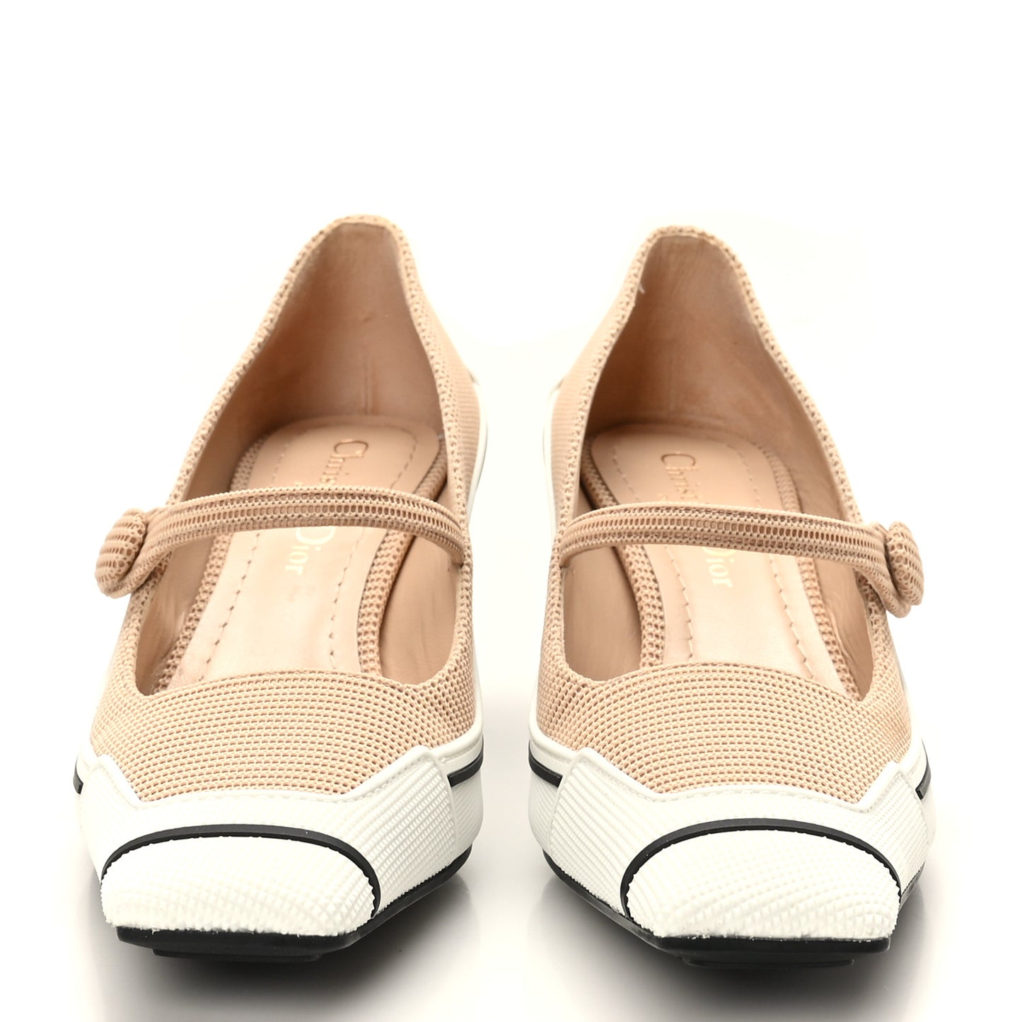 Technical Canvas Rubber D-Motion 55mm Pumps 36.5 Nude