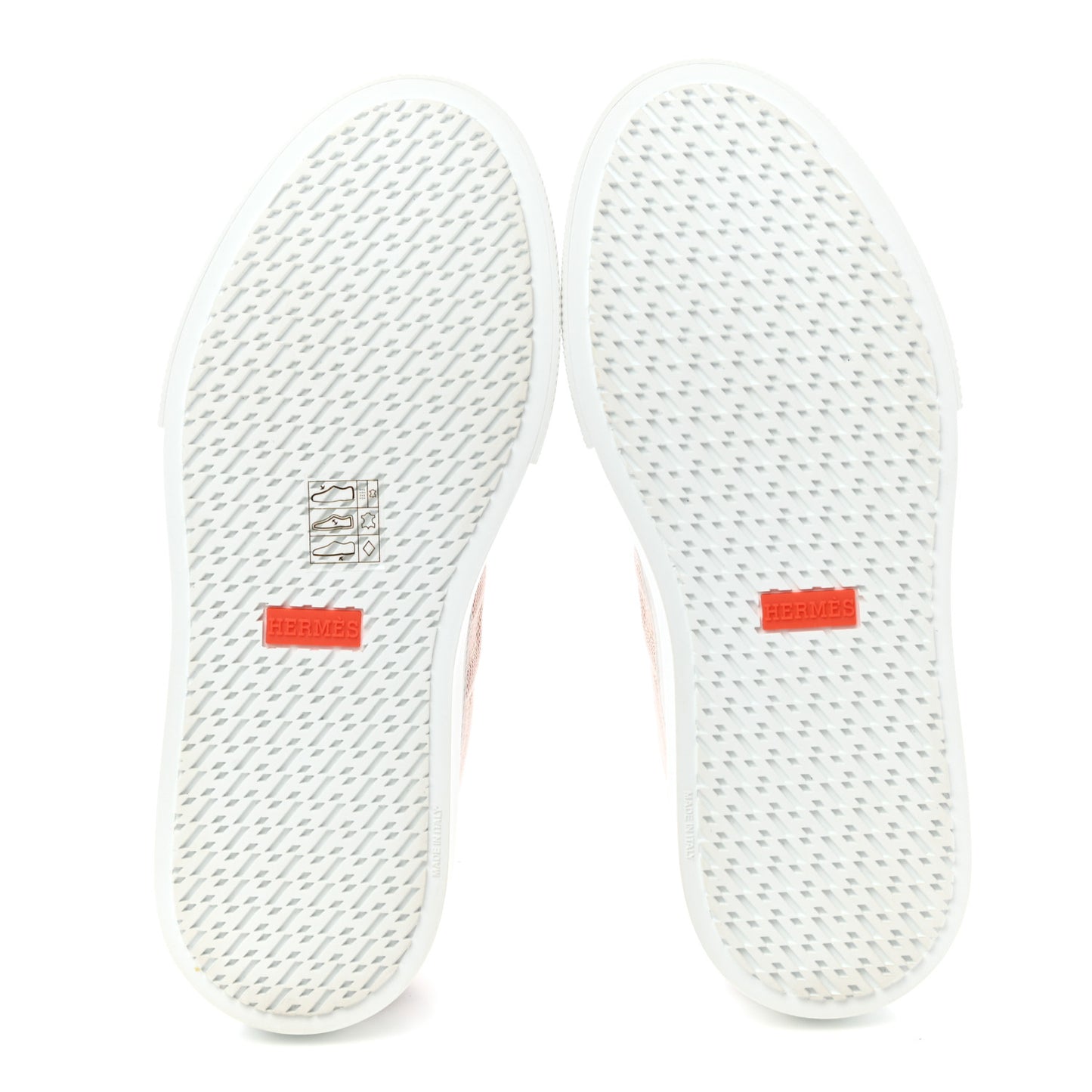 Canvas Calfskin Deep Sneakers 35.5 Framboise White