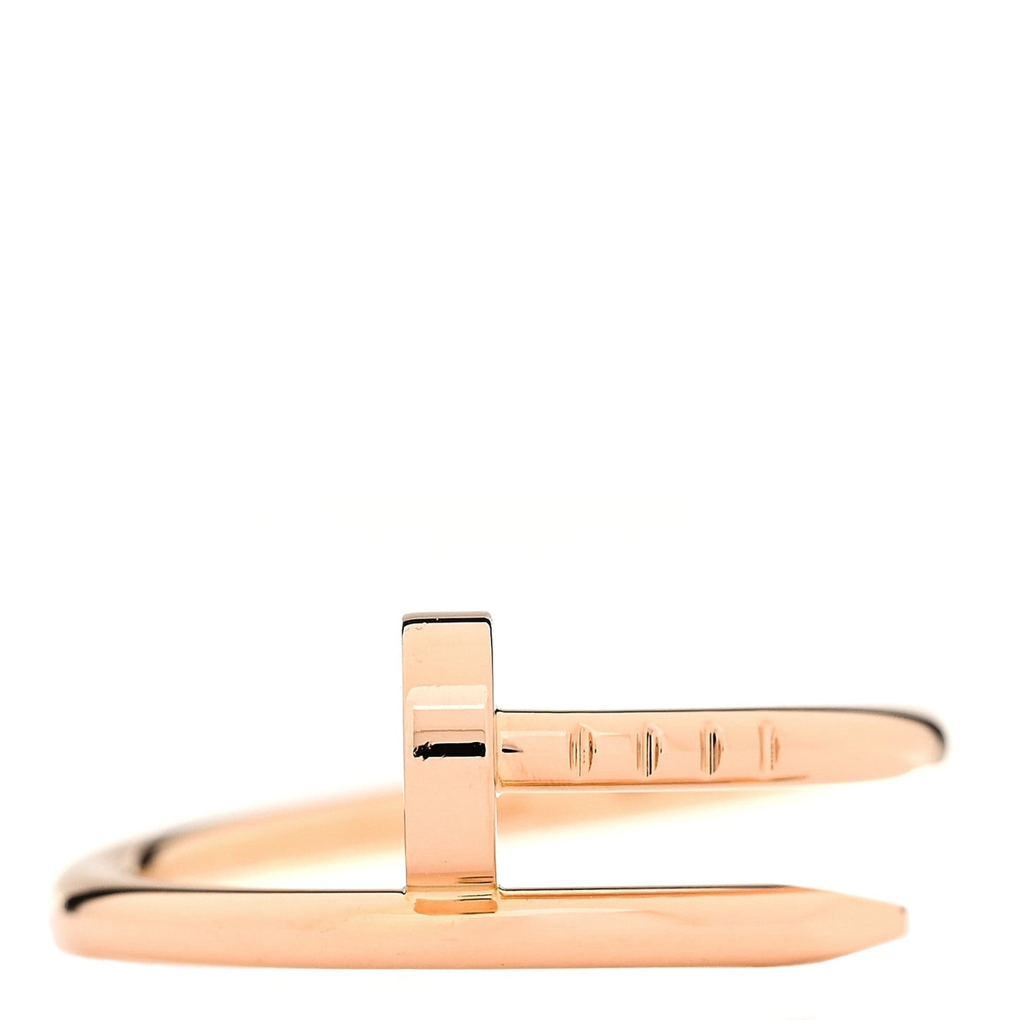 18K Pink Gold Small Juste Un Clou Ring 50 5.25