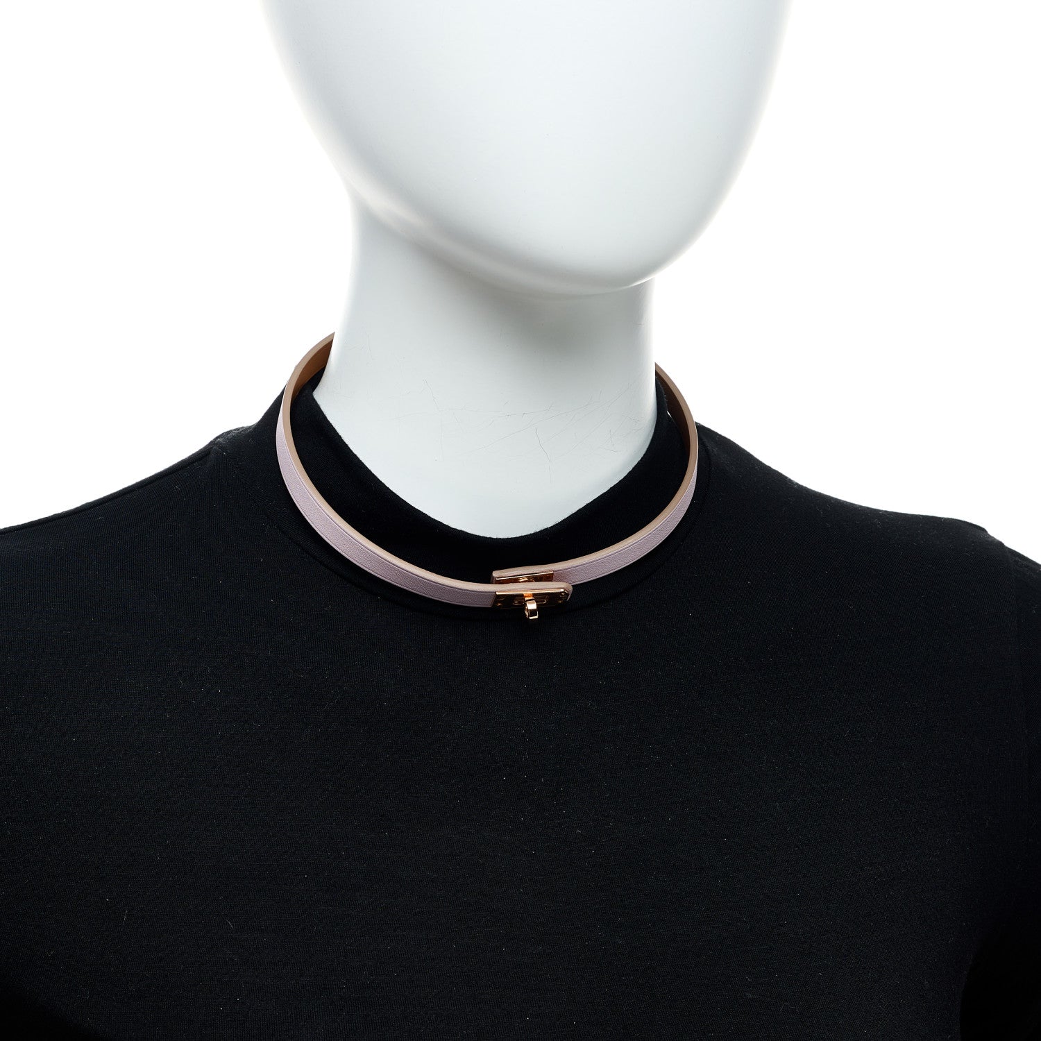 Hermes Swift Kelly Choker Mauve Pale 3 of 7